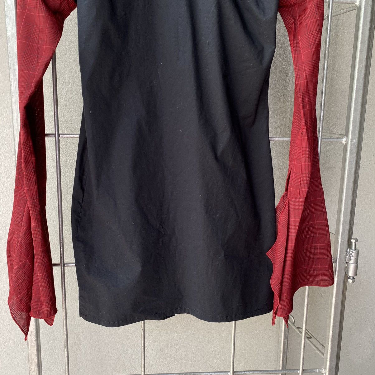 Jean Paul Gaultier JUNIOR GAULTIER Black & Red Contrast Sleeve Shirt Size S / US 4 / IT 40 - 18 Thumbnail