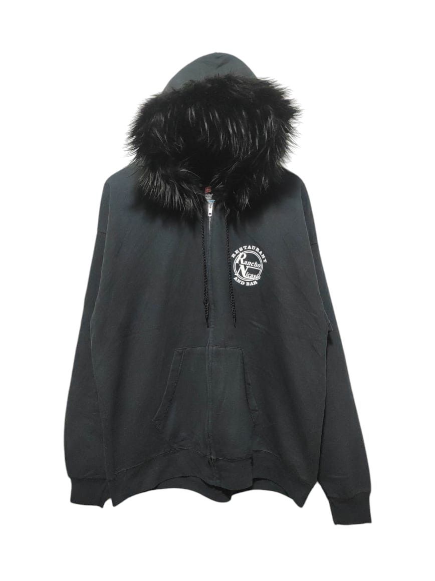 Japanese Brand Rancho Nicasio zip fur hoodie ifsix LGB style Size US XL / EU 56 / 4 - 1 Thumbnail