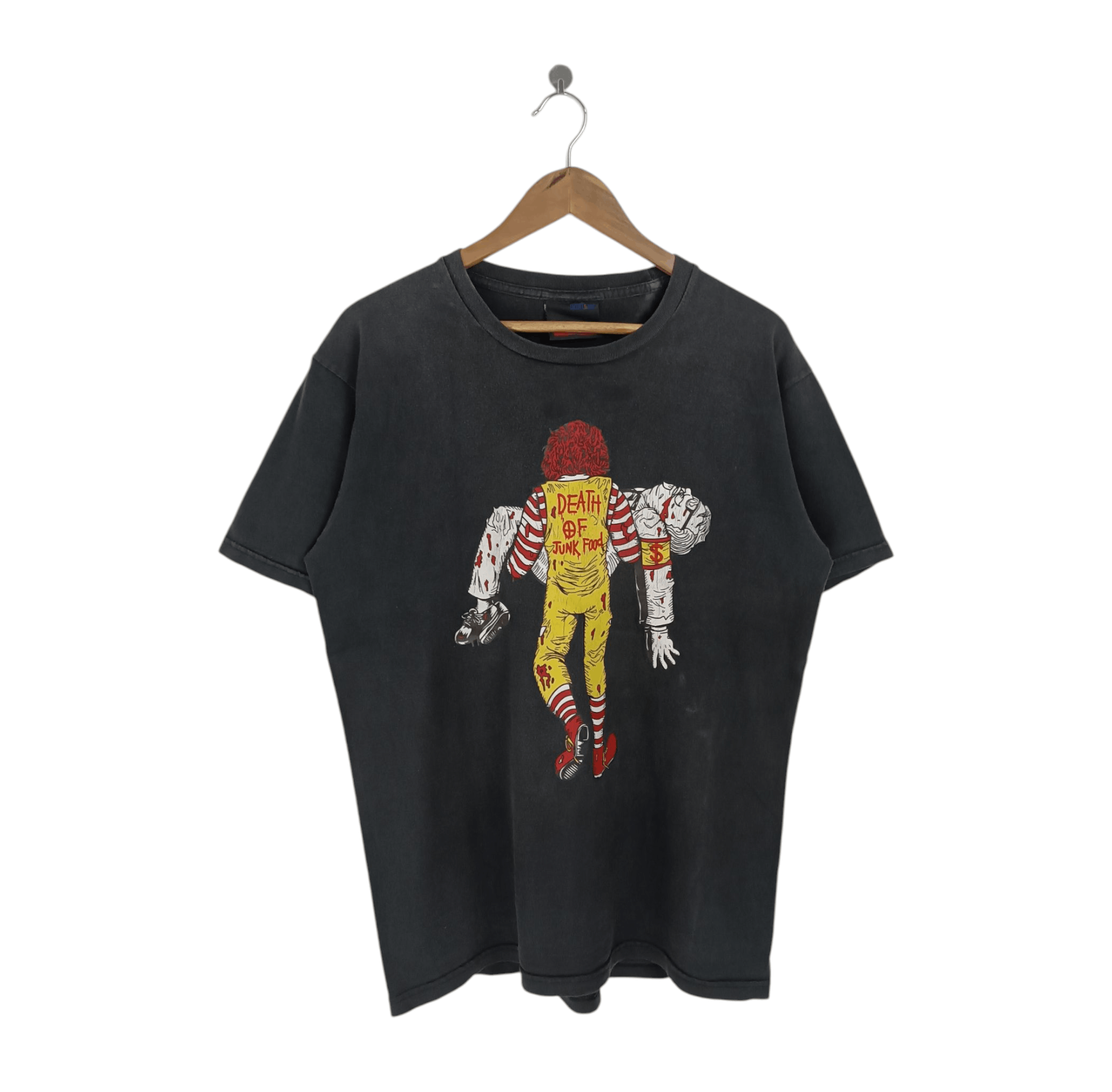 Other THRASHED FADED VINTAGE Y2K DEATH OF JUNKFOOD MCDONALD KFC Size US L / EU 52-54 / 3 - 1 Thumbnail