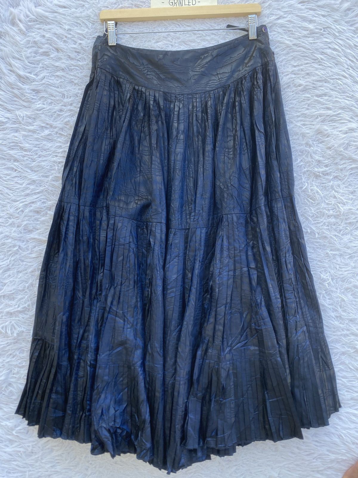 Kenzo Rare KENZO Pleated Midi Skirt Size 29" - 7 Thumbnail