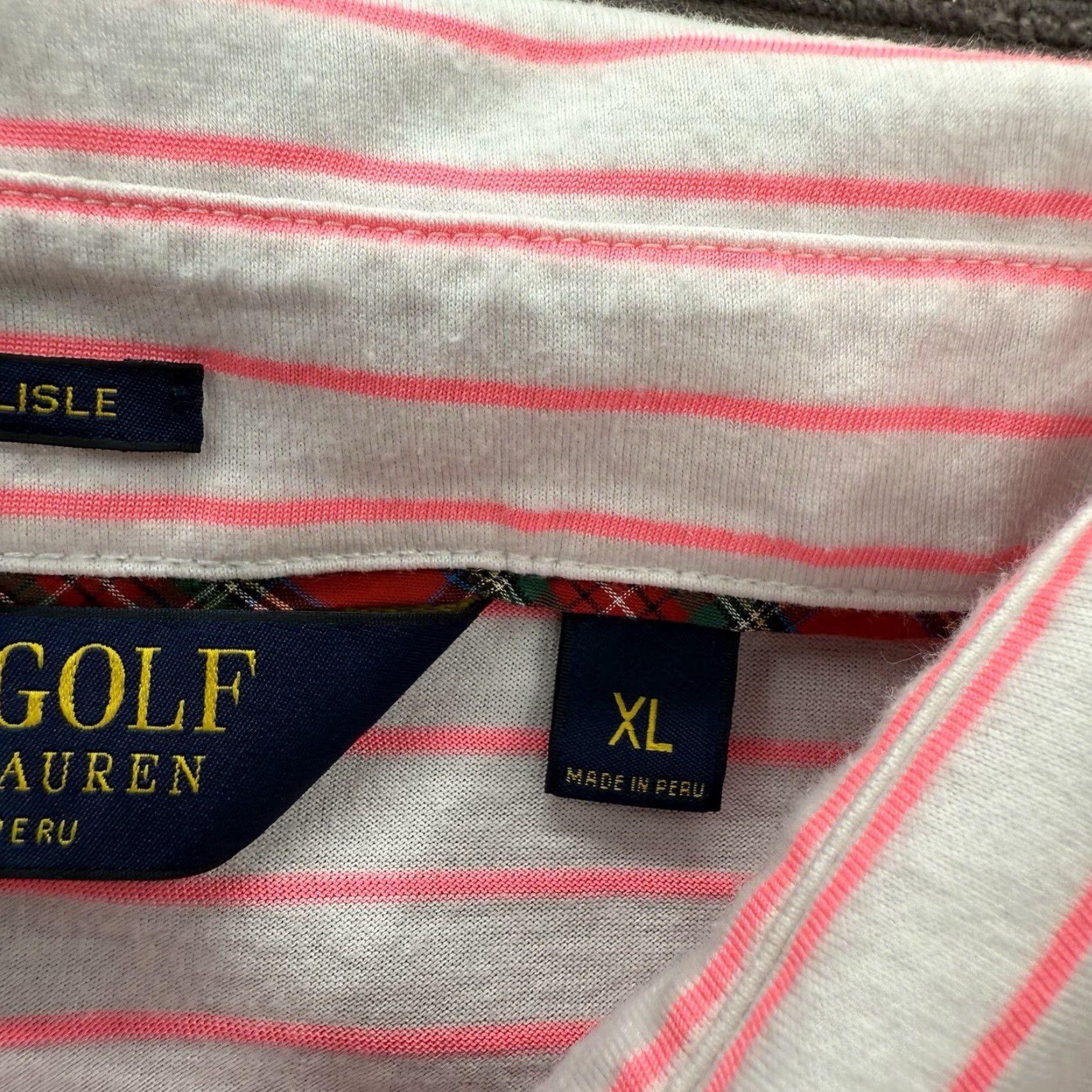 Ralph Lauren Polo Golf Ralph Lauren Polo Shirt Men XL Striped Multicolor 49in Chest Regular Short Sleeve 31in Size US XL / EU 56 / 4 - 4 Thumbnail