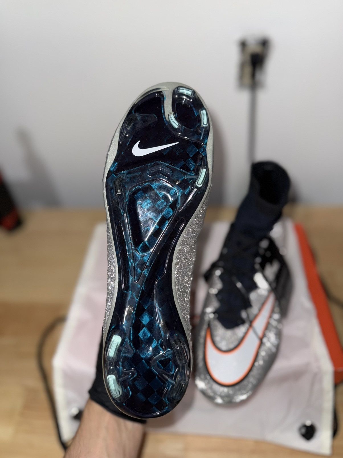 Nike Nike Mercurial Superfly IV CR7 Silverware - FG Size US 10.5 / EU 43-44 - 3 Thumbnail
