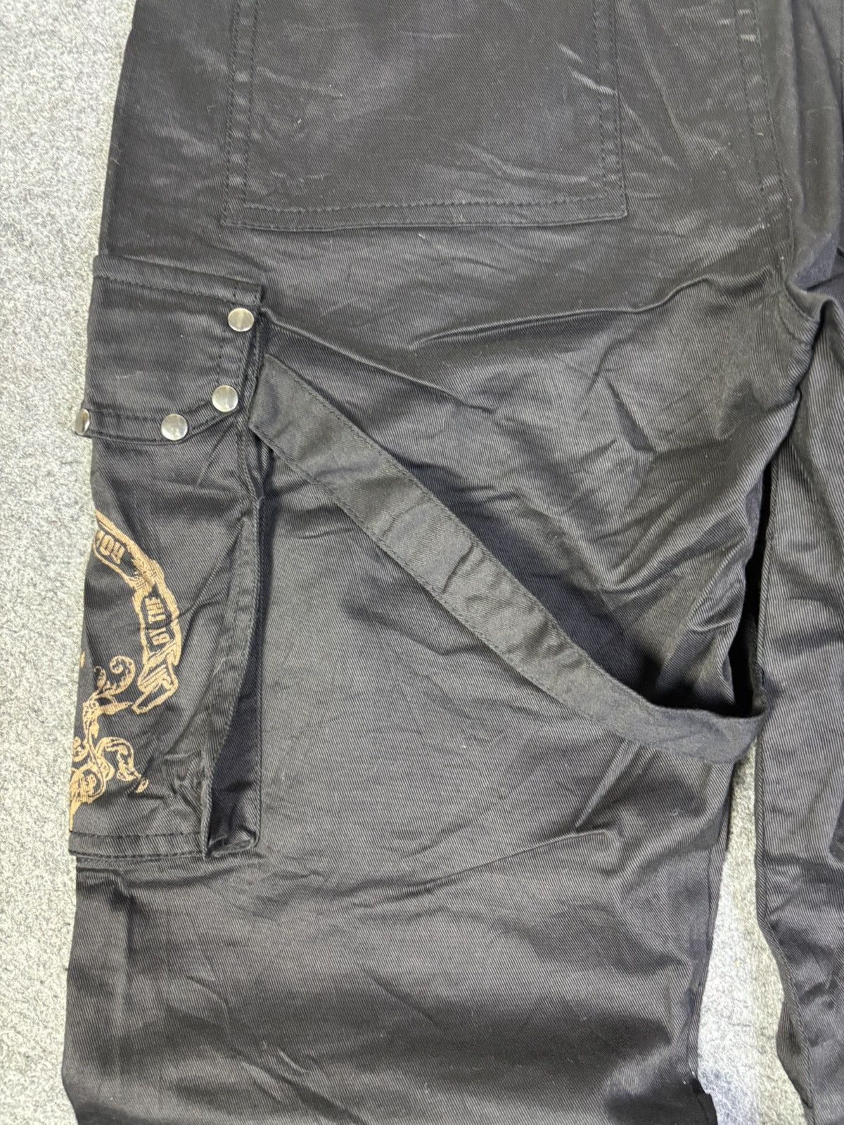Japanese Brand SEX POT ReVeNGe Japan Punk Anarchy Bondage Street Pant K177 Size US 31 - 10 Thumbnail