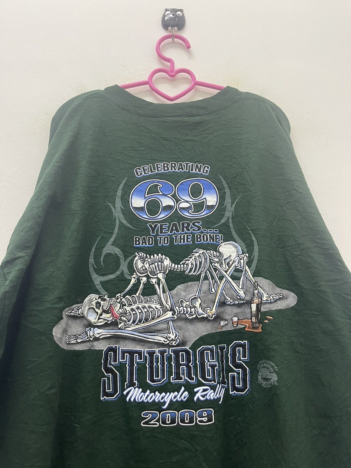 Harley Davidson Rare 2009 STURGIS Motorcycle Rally 69 Years Size US XXL / EU 58 / 5 - 2 Thumbnail