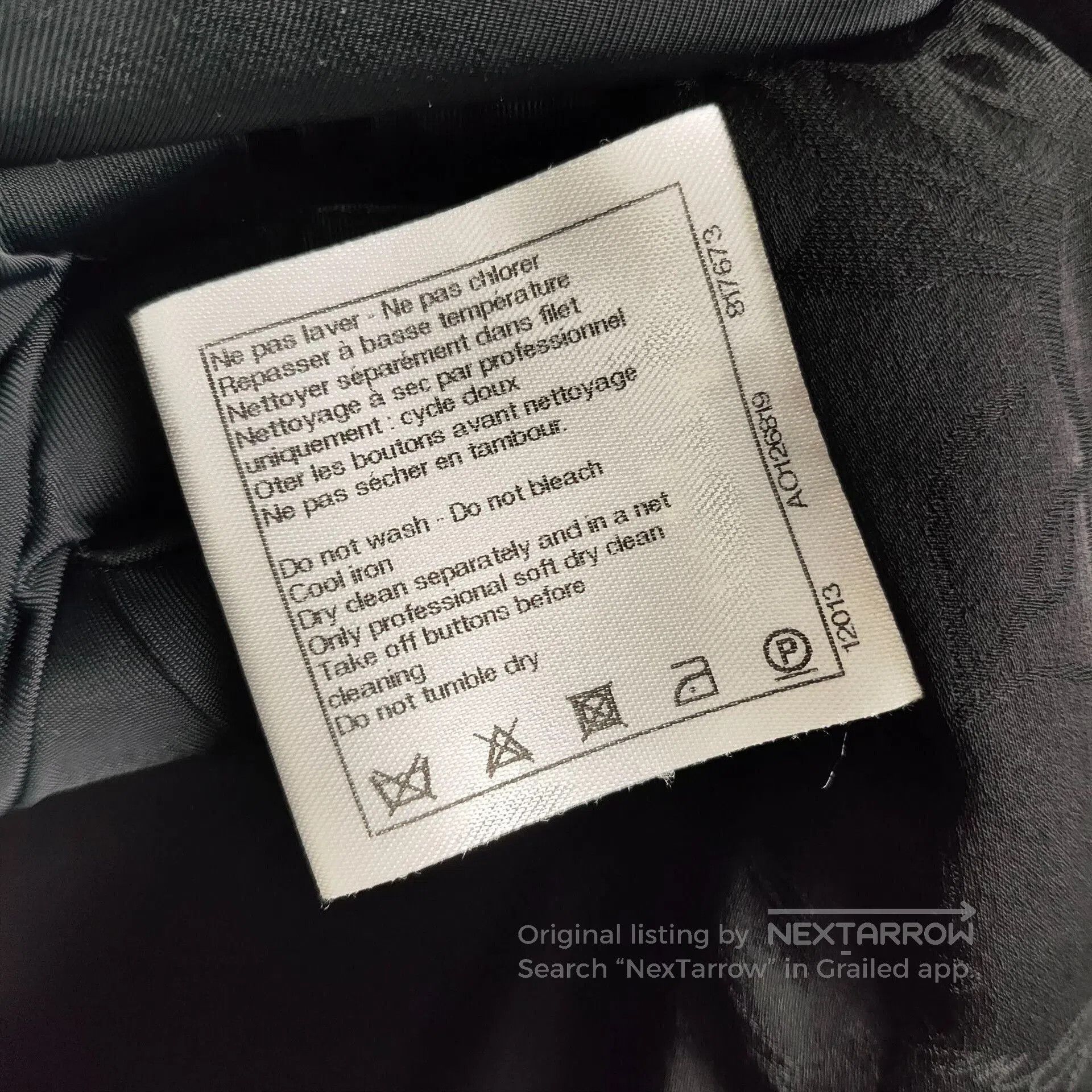 Chanel Chanel 15B Black Silk Lining Jacket. Size XXS / US 00 / IT 34 - 5 Thumbnail