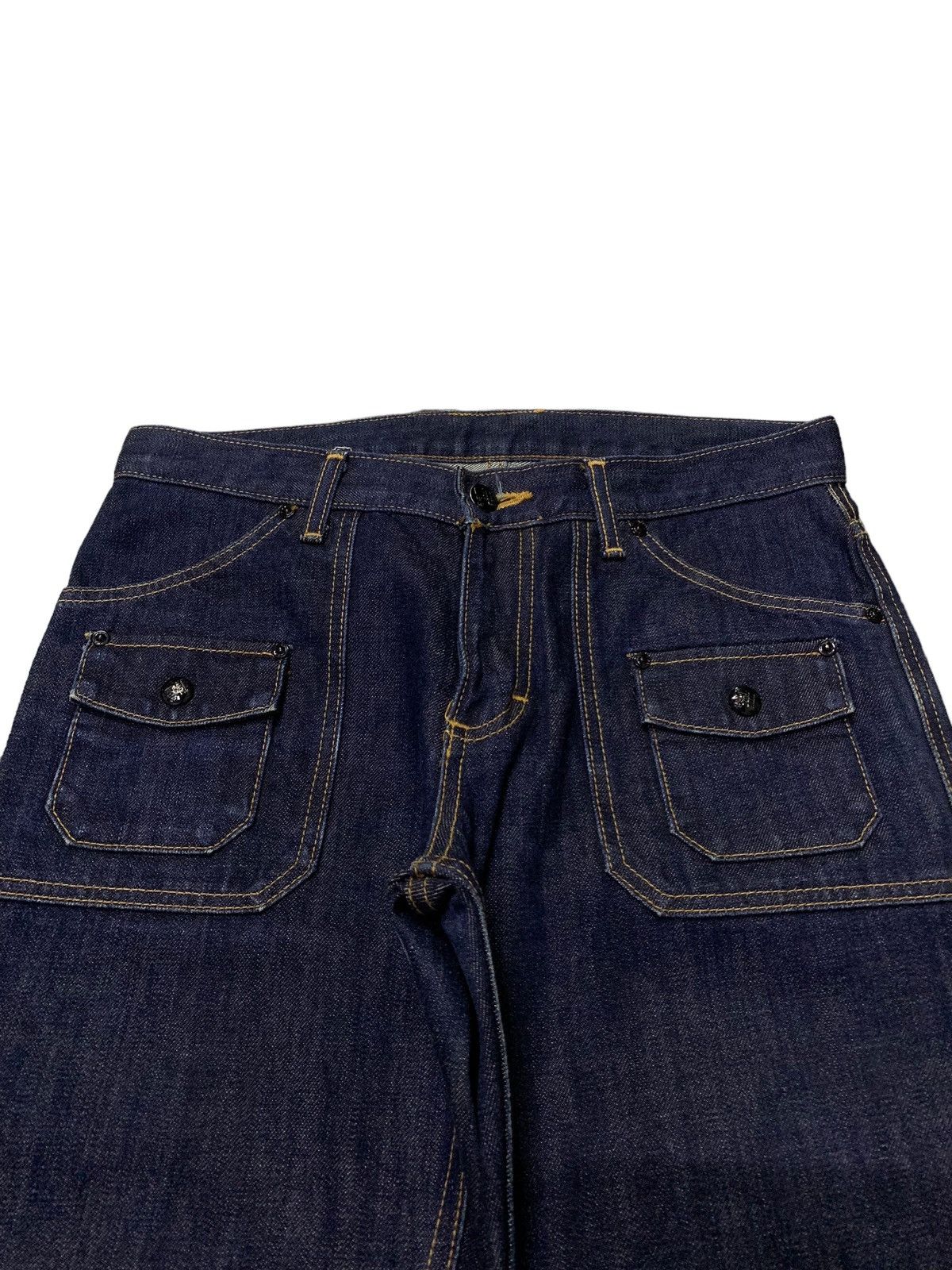 Lee × Levi's × Vintage Vintage Lee Rider Bush Pocket Denim Raw Indigo Pants Size US 30 / EU 46 - 6 Thumbnail