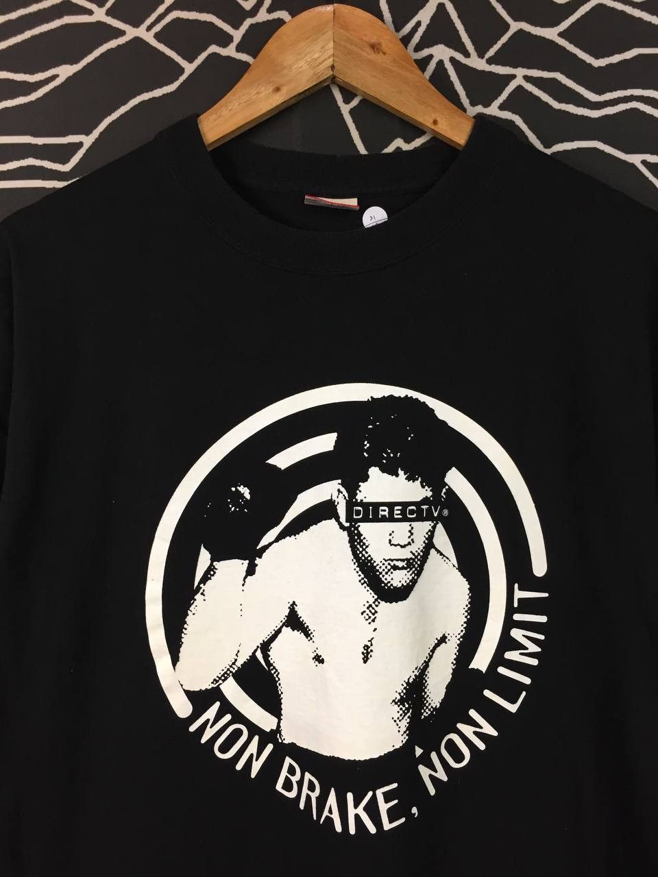 Vintage Vtg DIRECTV Boxing Non Brake Non Limit PPV Promo Tee Size US L / EU 52-54 / 3 - 3 Thumbnail