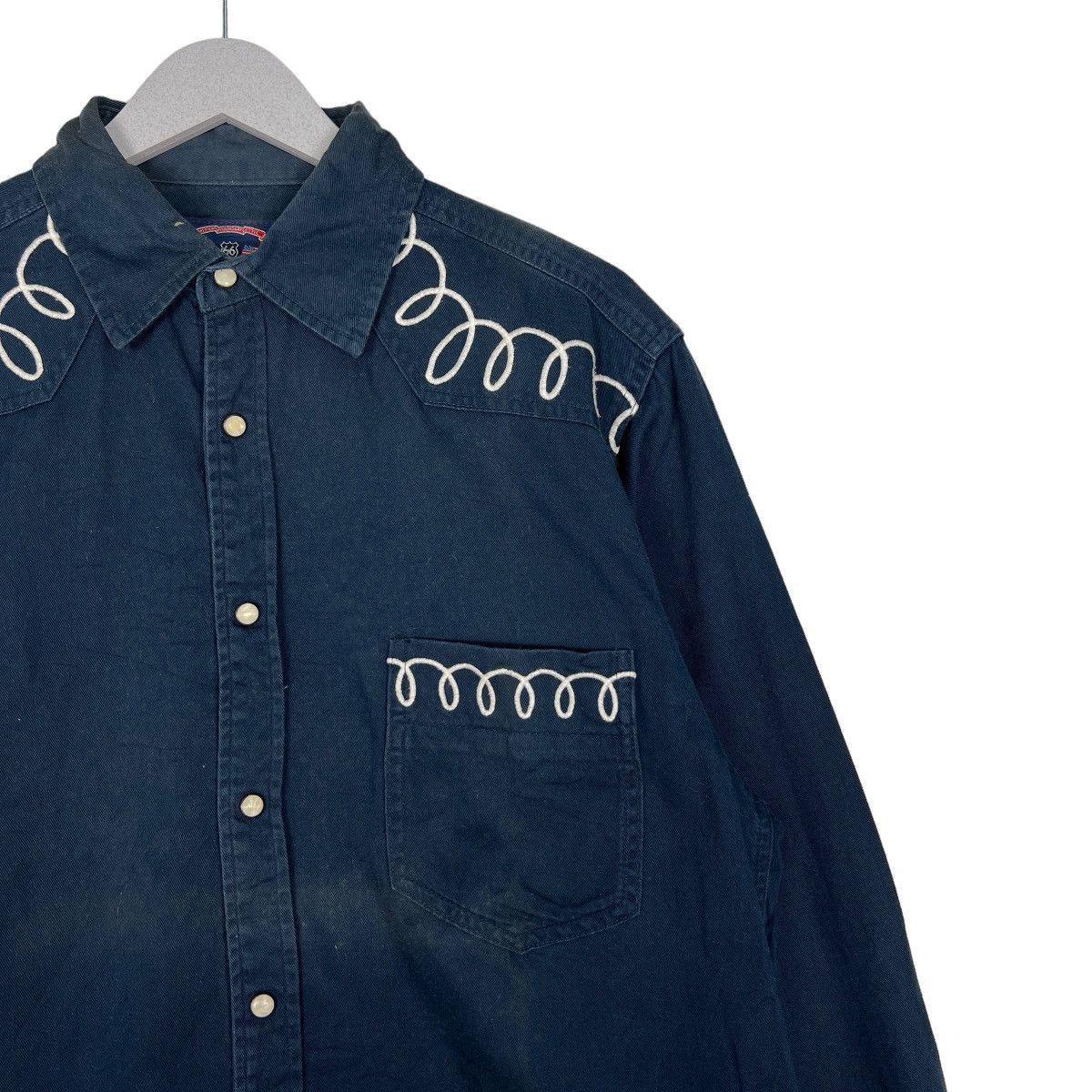 Japanese Brand 🔥 VINTAGE ROUTE 66 WESTERN SHIRTS JACKET Size US L / EU 52-54 / 3 - 6 Thumbnail
