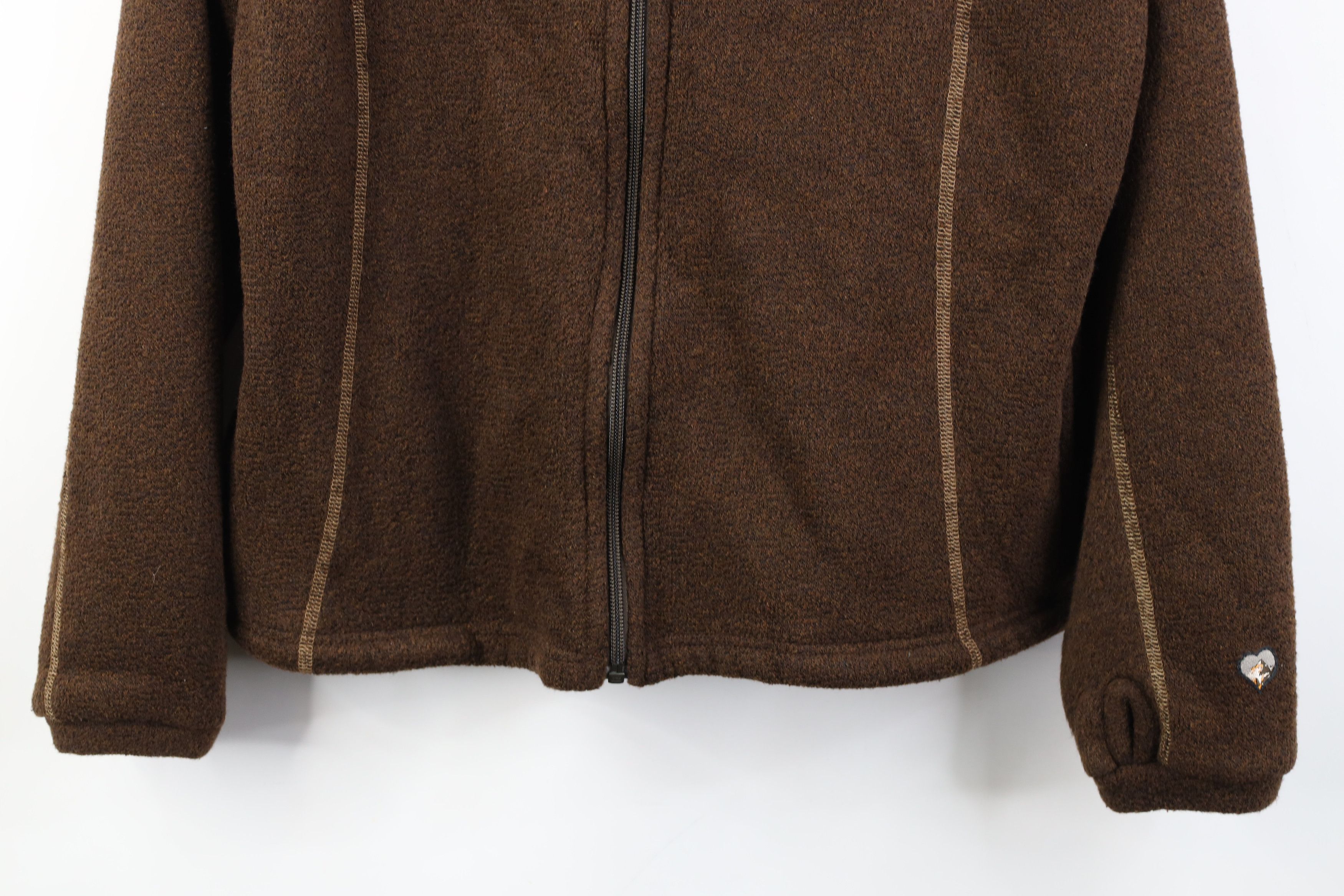 Kuhl Kuhl Mountain Spell Out Alfpaca Fleece Full Zip Jacket Brown Size L / US 10 / IT 46 - 3 Thumbnail