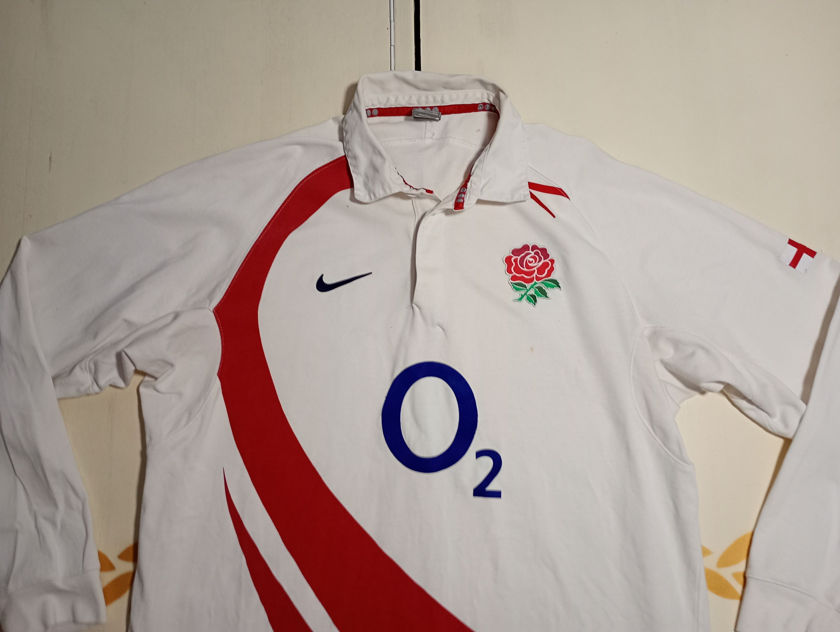 Nike Nike England Team Rugby Shirt Y2K 2003-2004 Size US XXL / EU 58 / 5 - 4 Thumbnail