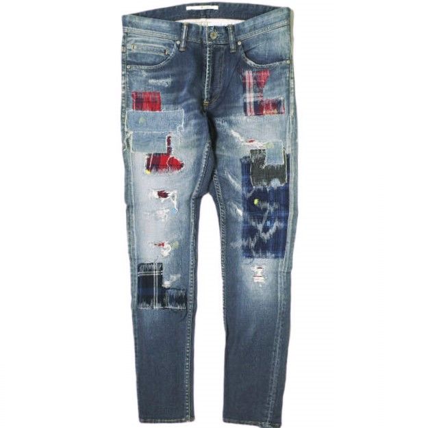 Other Other e JEANS STRETCH SLIM Denim Pants Denim Jeans e801-028 DUTY FREE for USA Size ONE SIZE - 1 Thumbnail