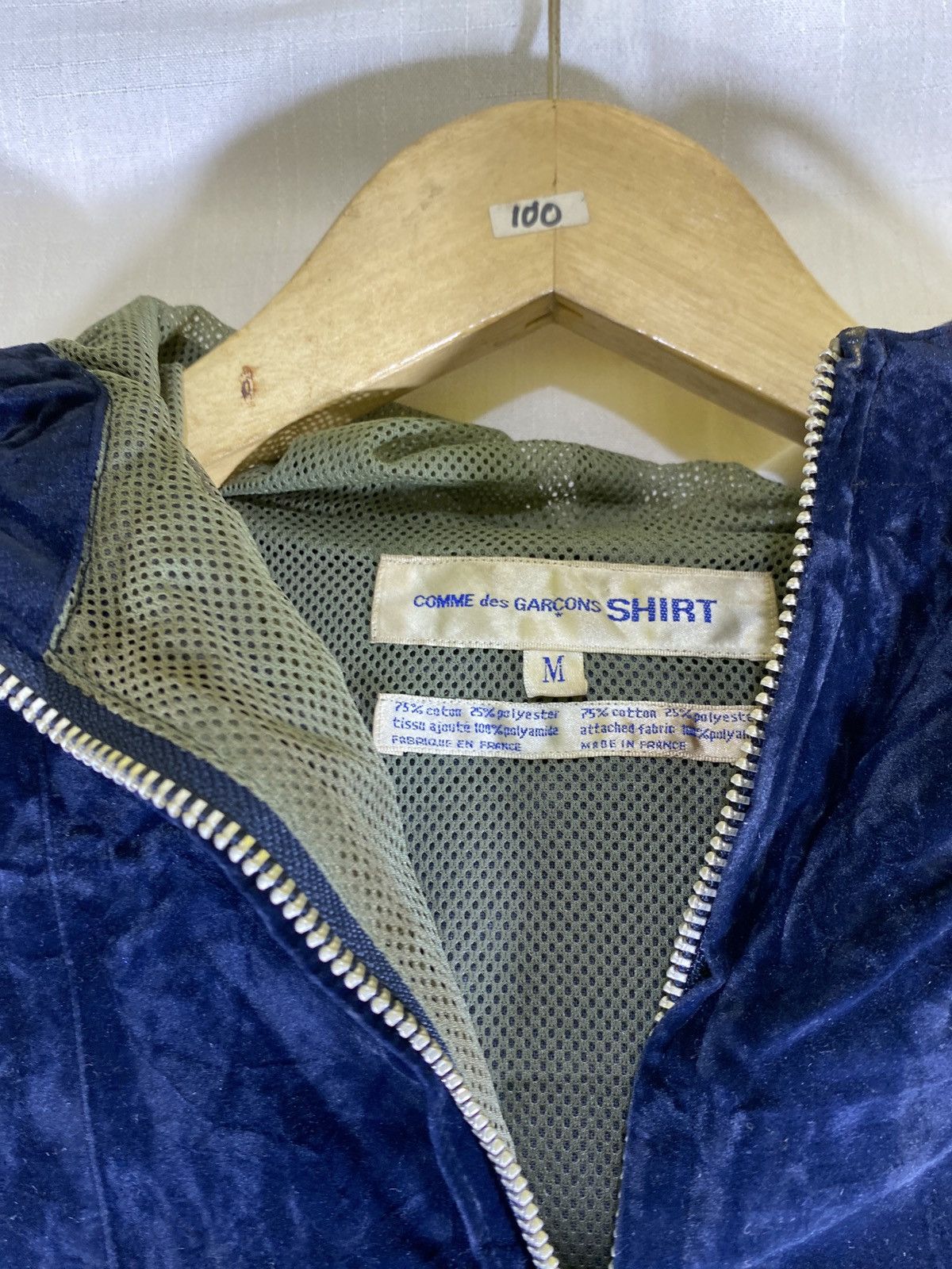 Comme des Garcons SHIRT velvet zip jacket Size US M / EU 48-50 / 2 - 3 Thumbnail