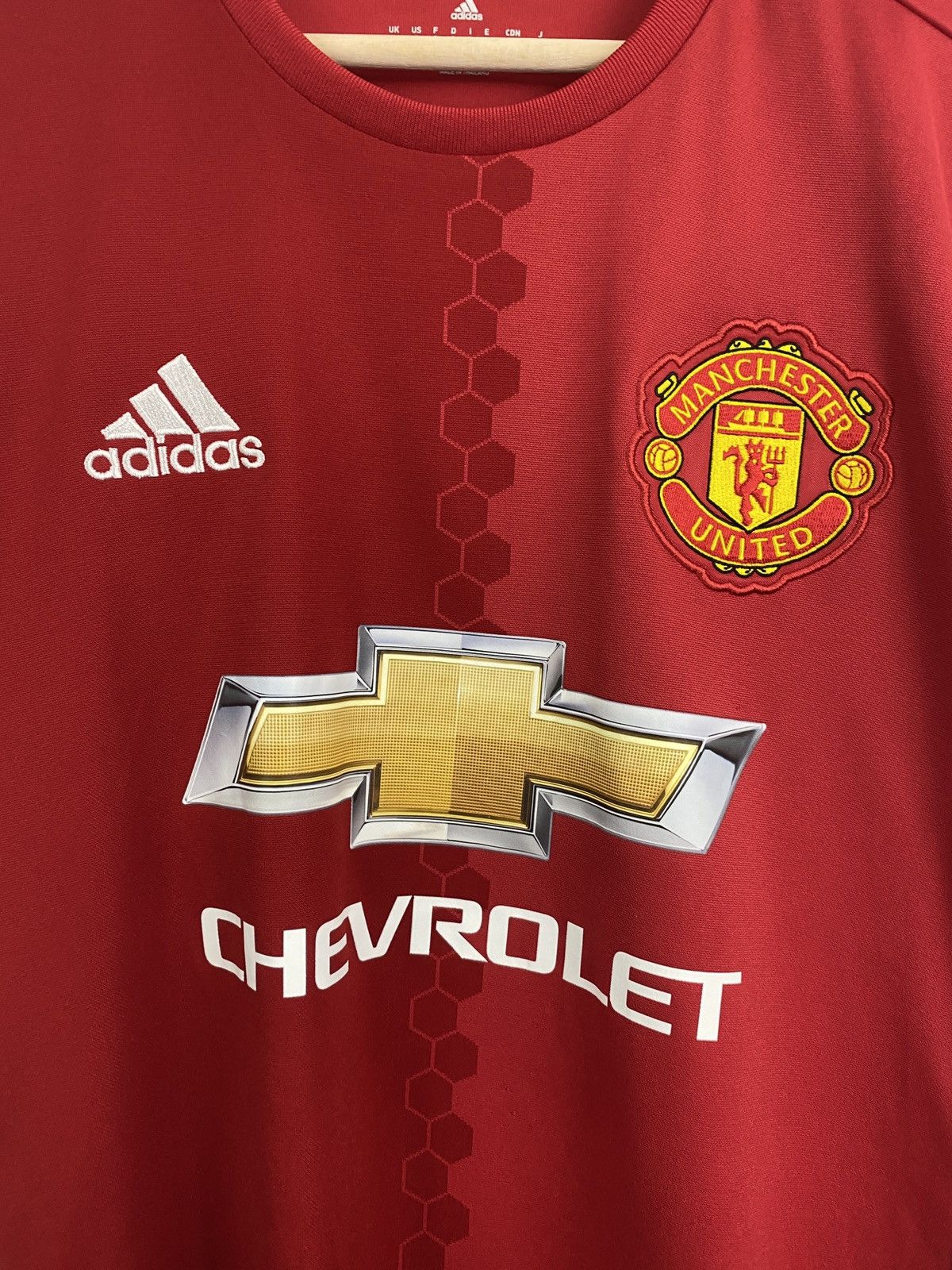 Adidas Vintage Adidas Manchester United Long Sleeve Soccer Y2K Rare Size US S / EU 44-46 / 1 - 4 Thumbnail