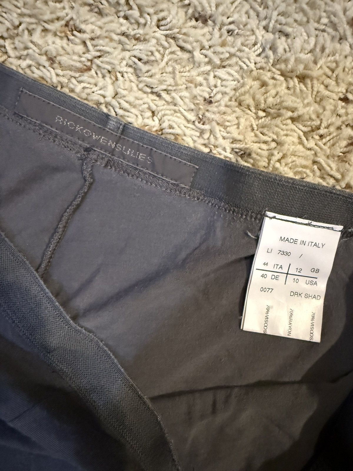 Rick Owens Rick Owens Lillies Leggings Size 30" / US 8 / IT 44 - 2 Thumbnail