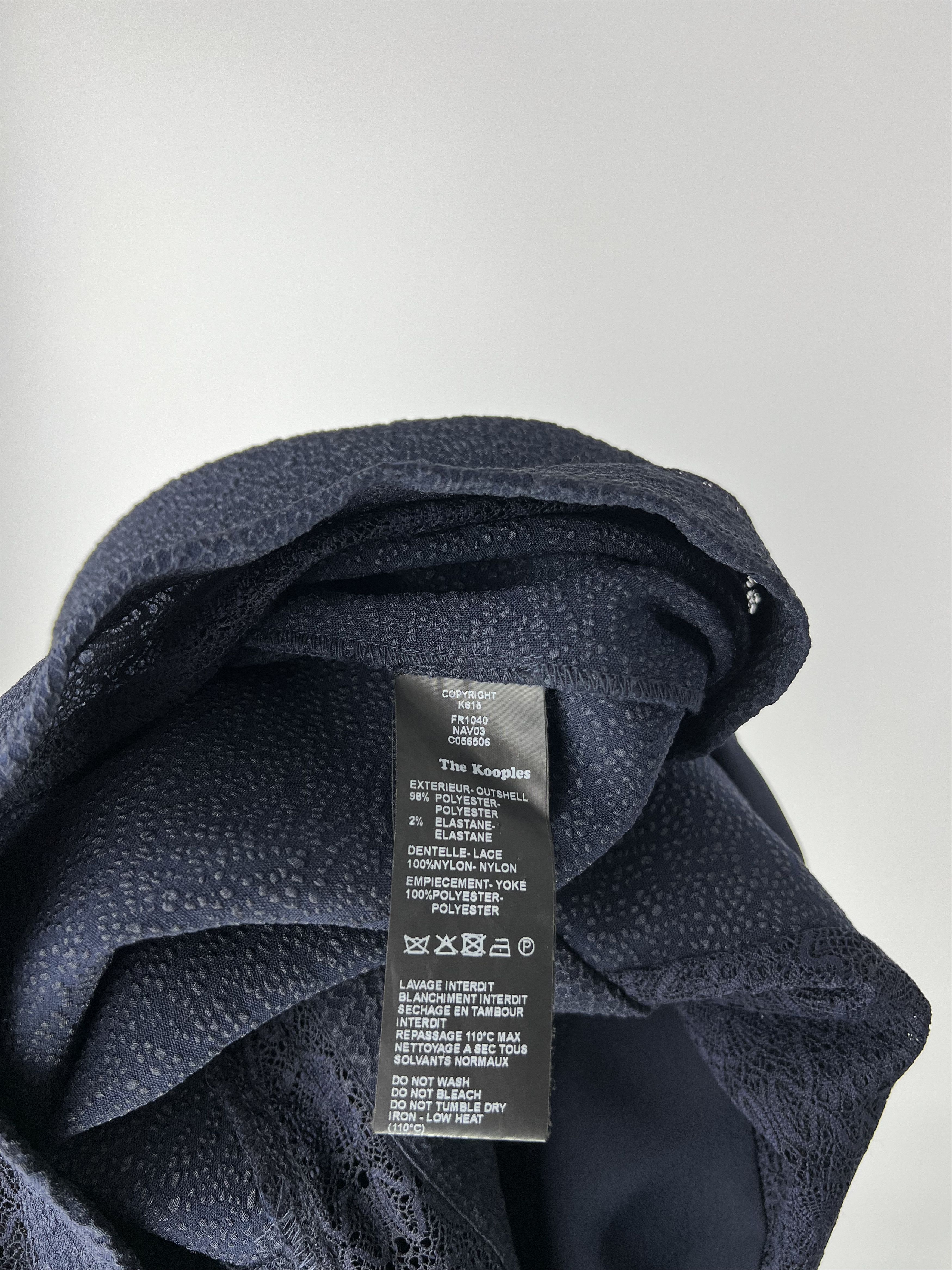 The Kooples The Kooples Sleeveless Mini Dress Guipure Lace Size S Size S / US 4 / IT 40 - 8 Thumbnail