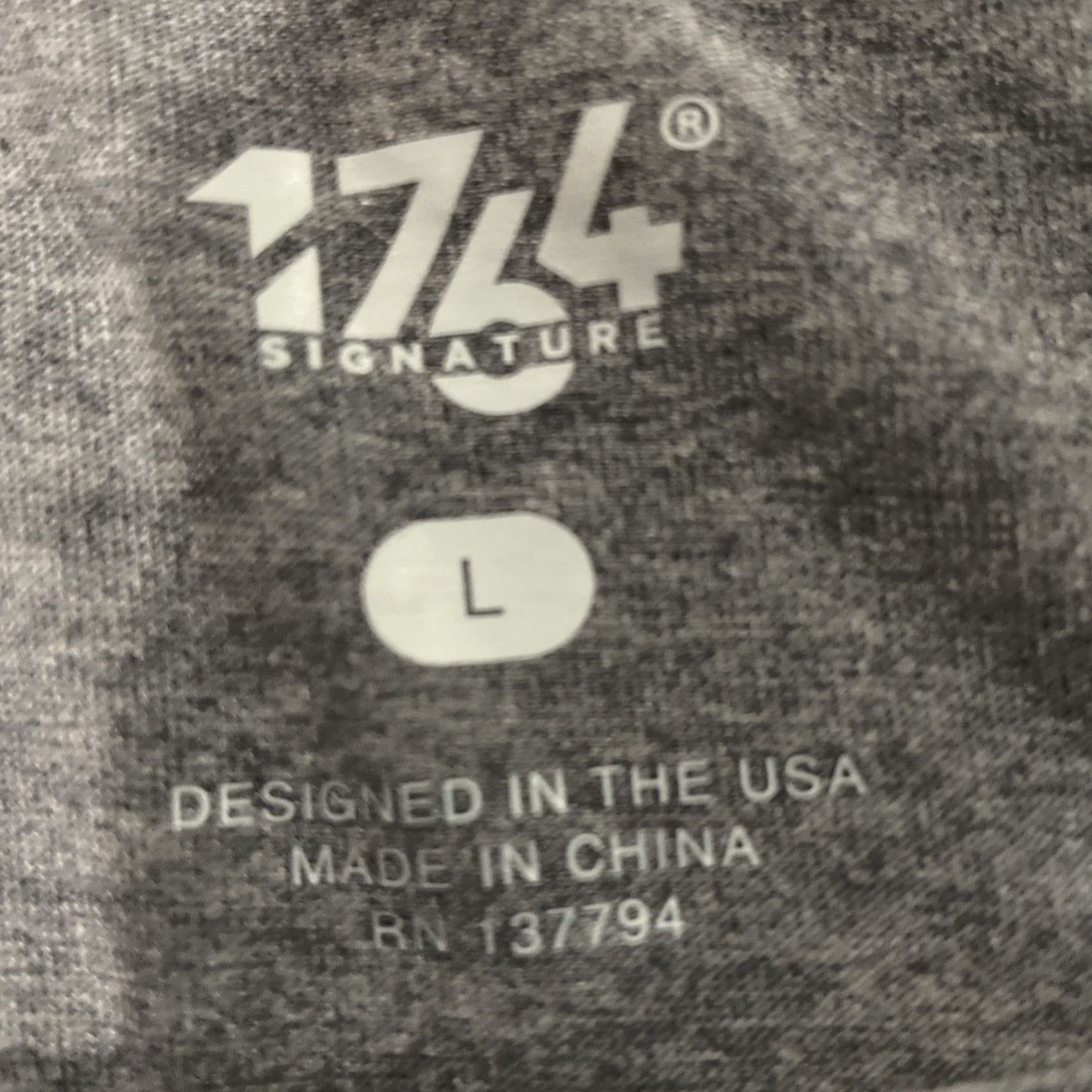 Vintage 1764 Signature Blue Mens Large Shirt Par 4 Golf Shirt Funny T-Shirt Cotton Short Sleeve Round Neck All Seasons Golf PGA Quail Hollow Vintage No Size US L / EU 52-54 / 3 - 2 Thumbnail