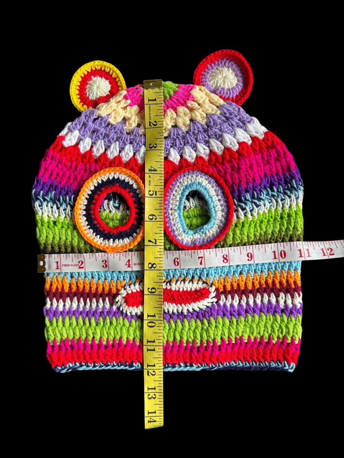 Hysteric Glamour × Japanese Brand Very Rare Crochet Knitted Handmade Balaclava Masked Size ONE SIZE - 4 Thumbnail