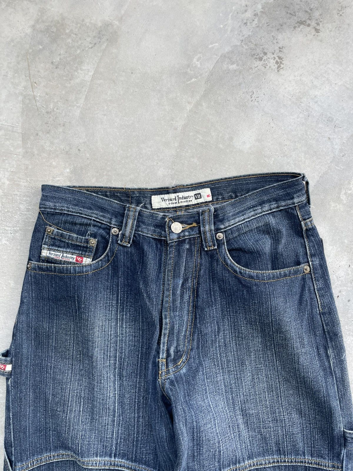Other Y2K Baggy Denim Skater Jean Shorts Jorts Jnco Style Size US 31 - 5 Thumbnail