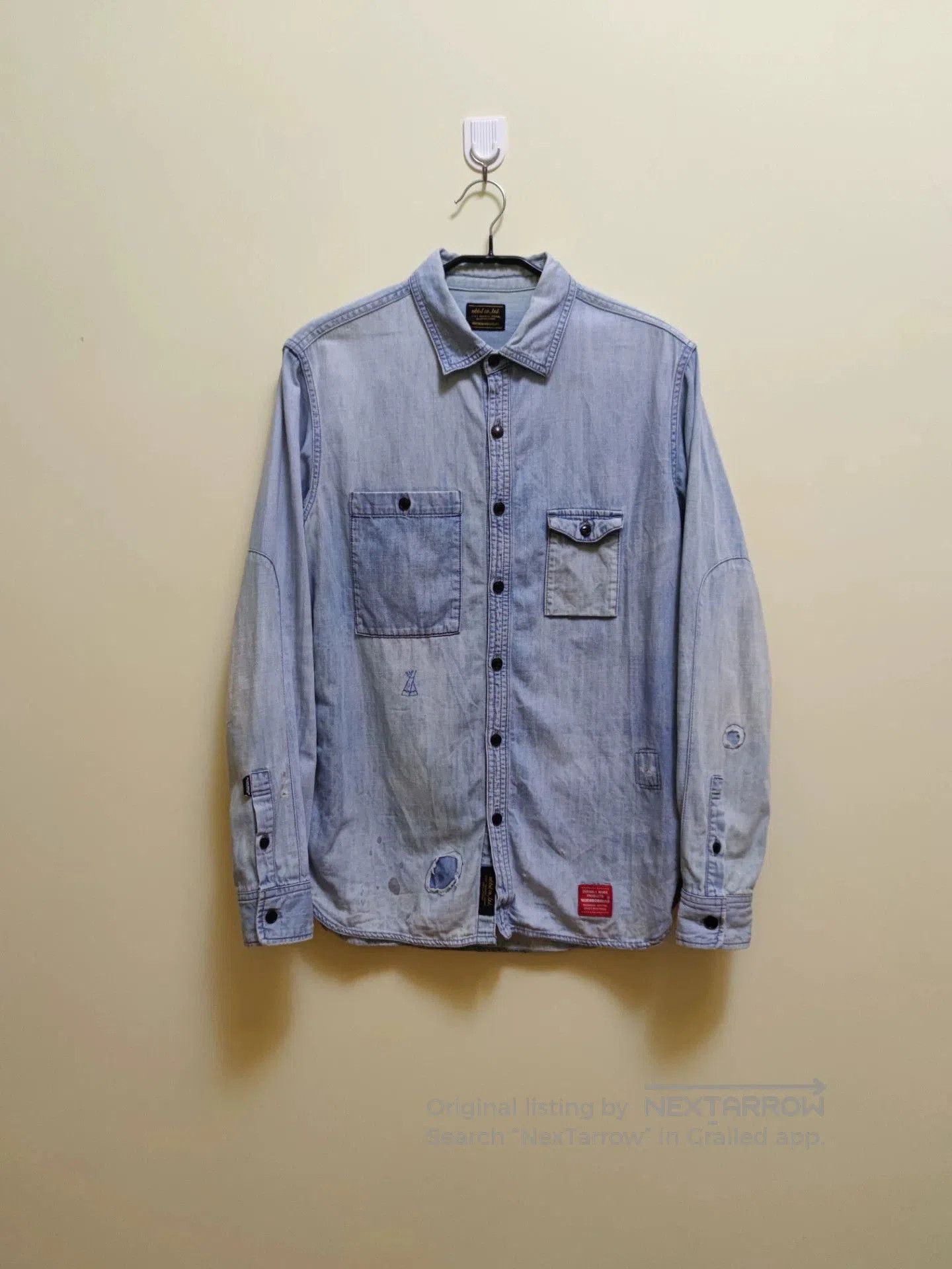 Neighborhood Neighborhood Vintage Denim Shirt for Men. Size US M / EU 48-50 / 2 - 1 Thumbnail