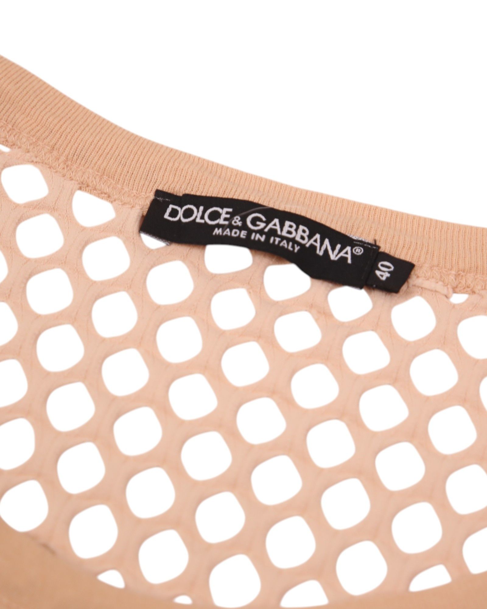 Dolce & Gabbana 2000's Honeycomb Cut-Out Pink Top Size S / US 4 / IT 40 - 6 Thumbnail