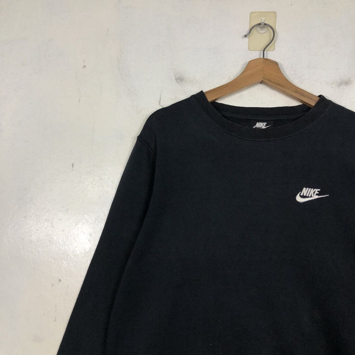 Nike 📌Nike Long Sleeve Sweatshirt Rich Black Size US L / EU 52-54 / 3 - 9 Thumbnail