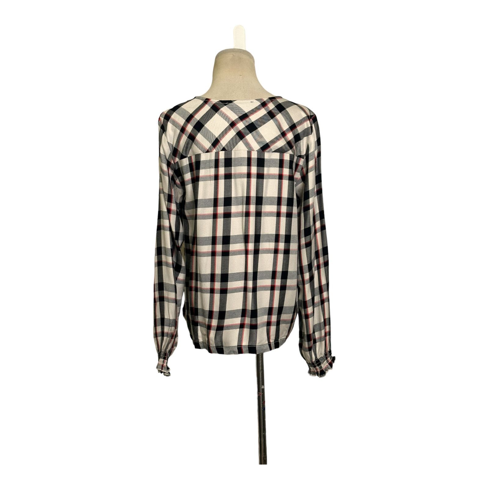 Sanctuary Sanctuary plaid long sleeves front crossed top size small Size S / US 4 / IT 40 - 10 Thumbnail