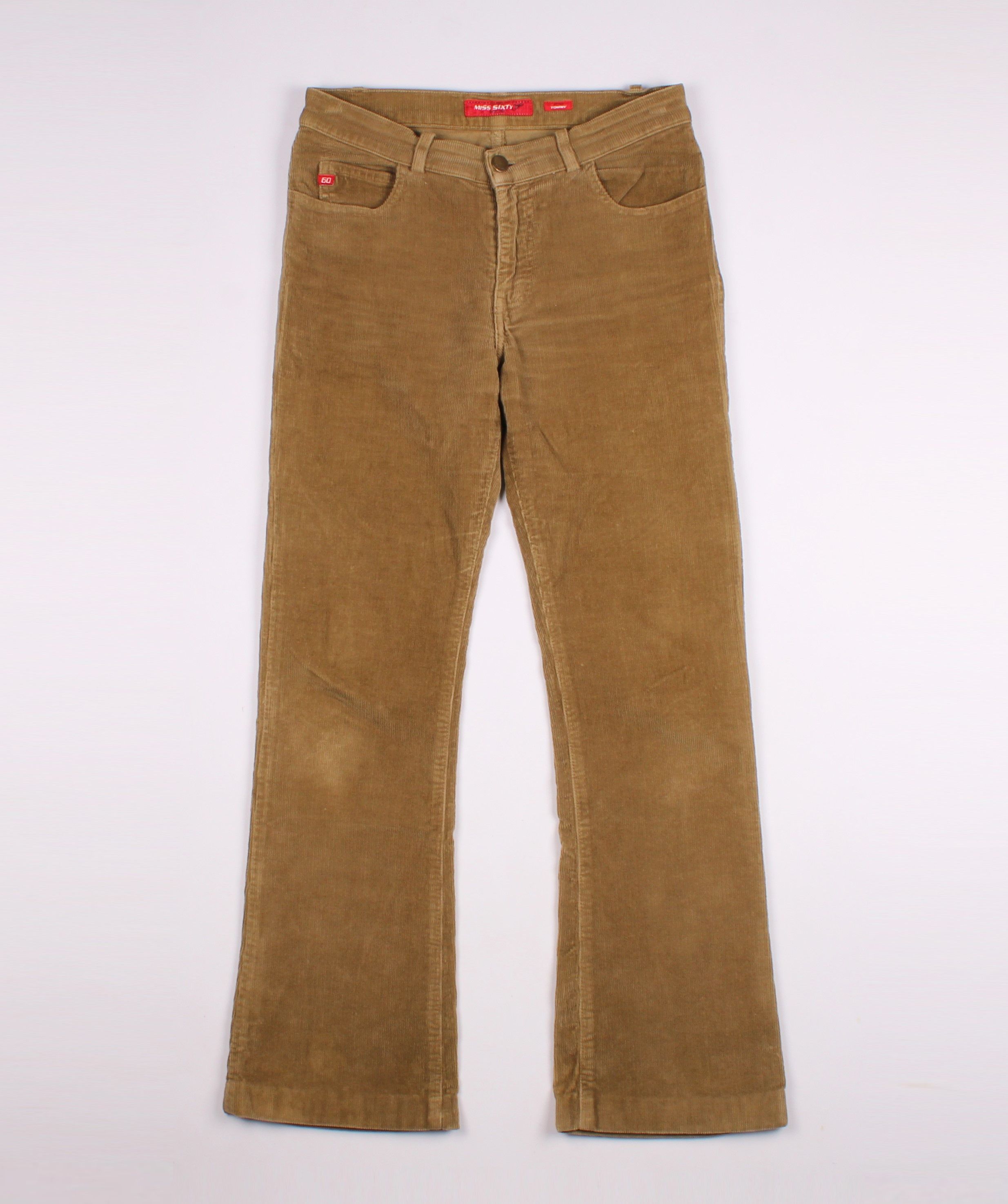 Miss Sixty × Vintage Vintage Miss Sixty Y2K Tommy Style Corduroy Boot Cut Pants Size 28" / US 6 / IT 42 - 1 Thumbnail