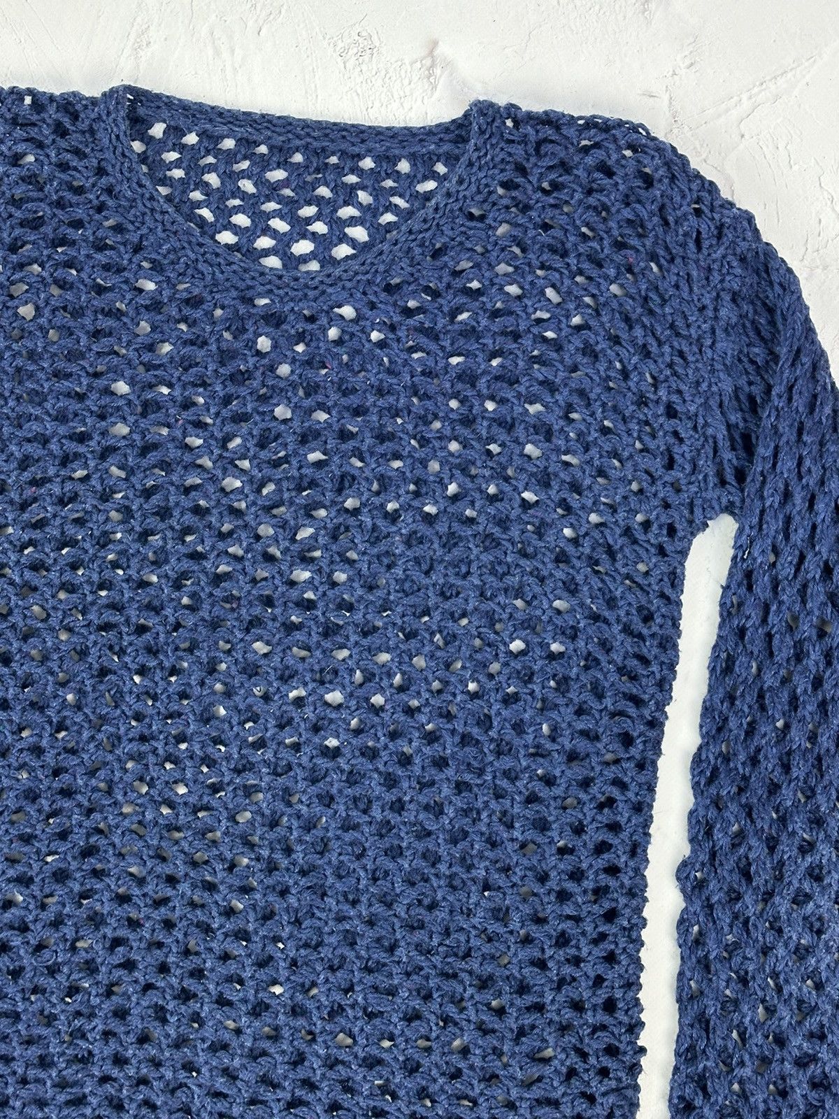 Japanese Brand × Vintage Vintage Large Mesh Sweater Size US M / EU 48-50 / 2 - 3 Thumbnail