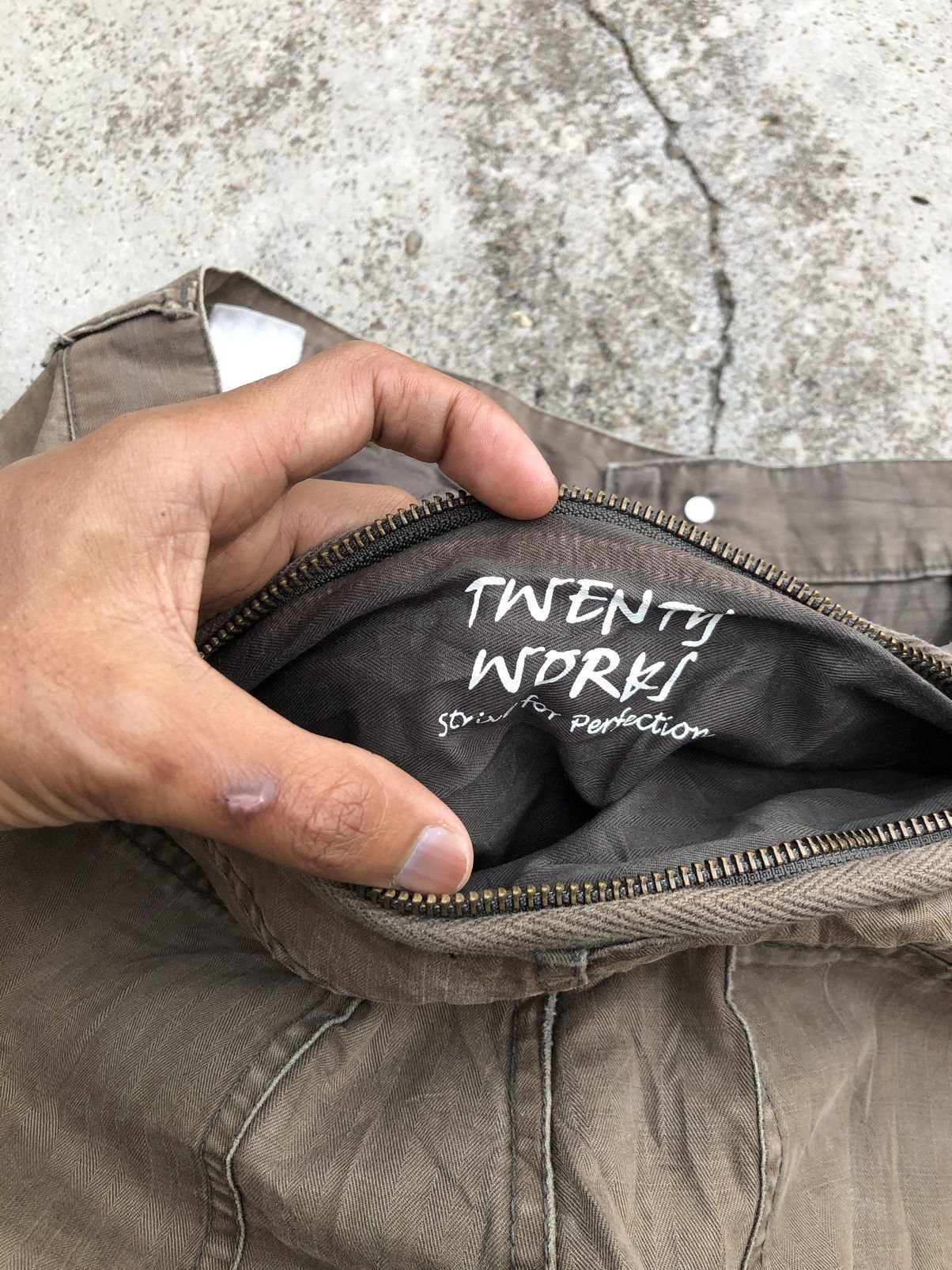 Japanese Brand SUN FADED BROWN CARGO PANT BY TWENTY WORKS Size US 34 / EU 50 - 5 Thumbnail