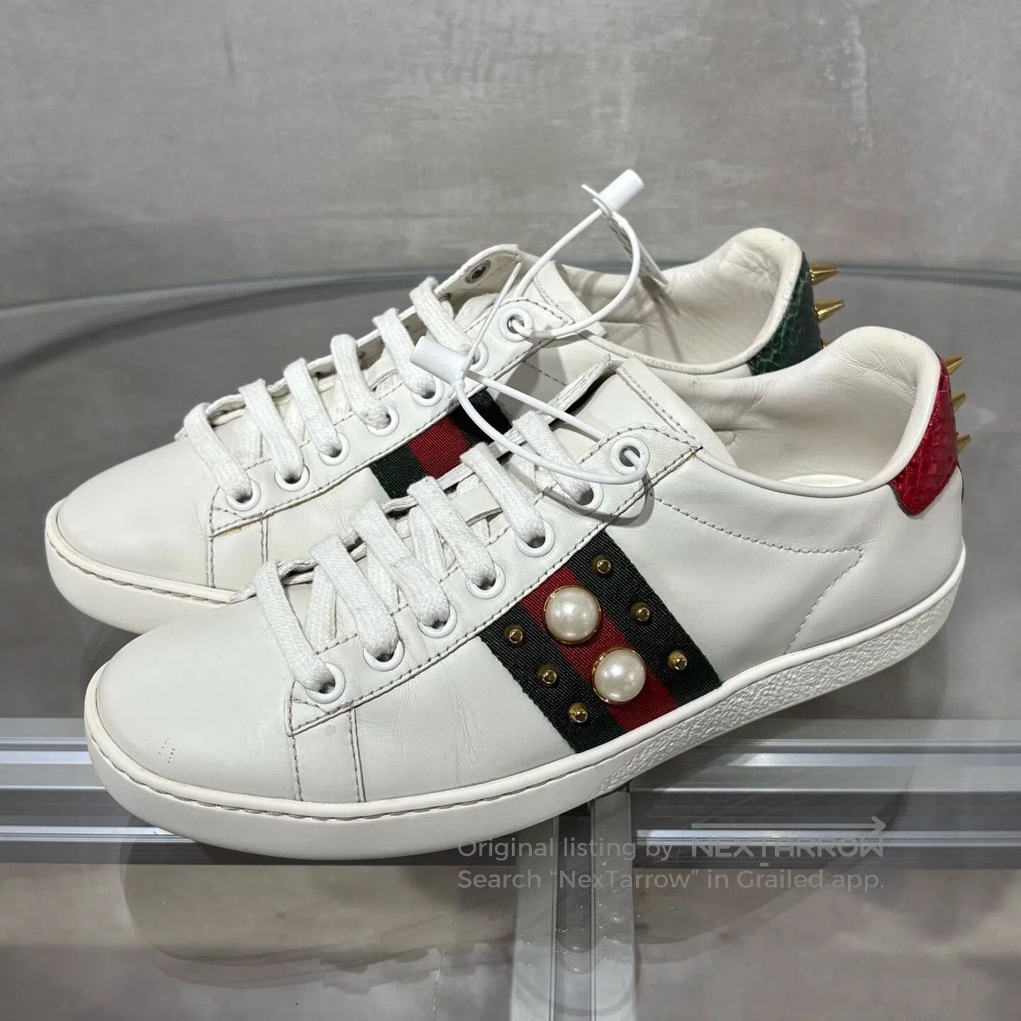 Gucci Guicci White shoes, white Size US 4.5 / IT 34.5 - 1 Thumbnail