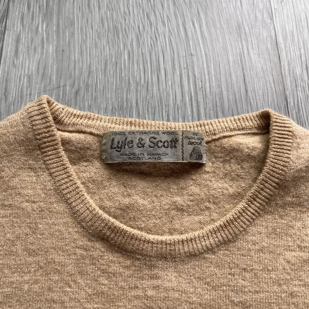 Lyle & Scott Lyle and Scott Vintage Hawick MI Scotland Wool Crop Top Size XS / US 0-2 / IT 36-38 - 2 Thumbnail