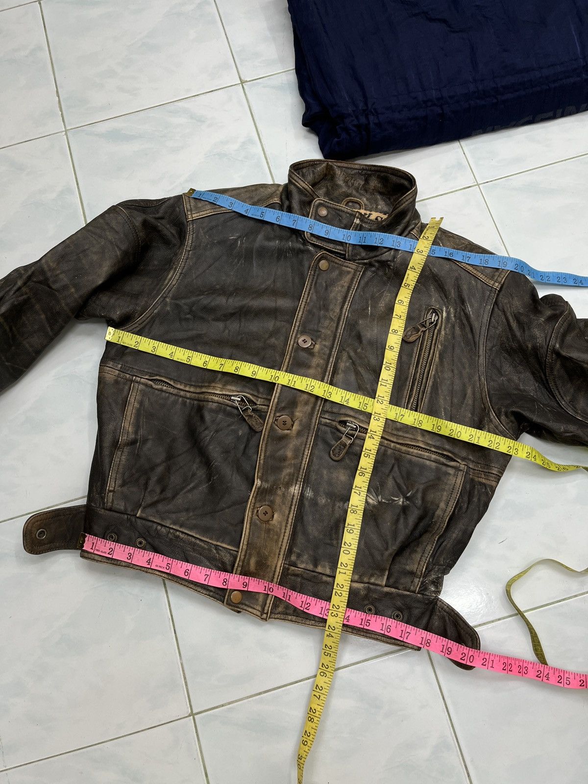 Vintage 🔥🔥🔥STEALS CAPTAIN CHARLES LINDBERG TRIUMPH LEATHER JACKET Size US M / EU 48-50 / 2 - 18 Thumbnail