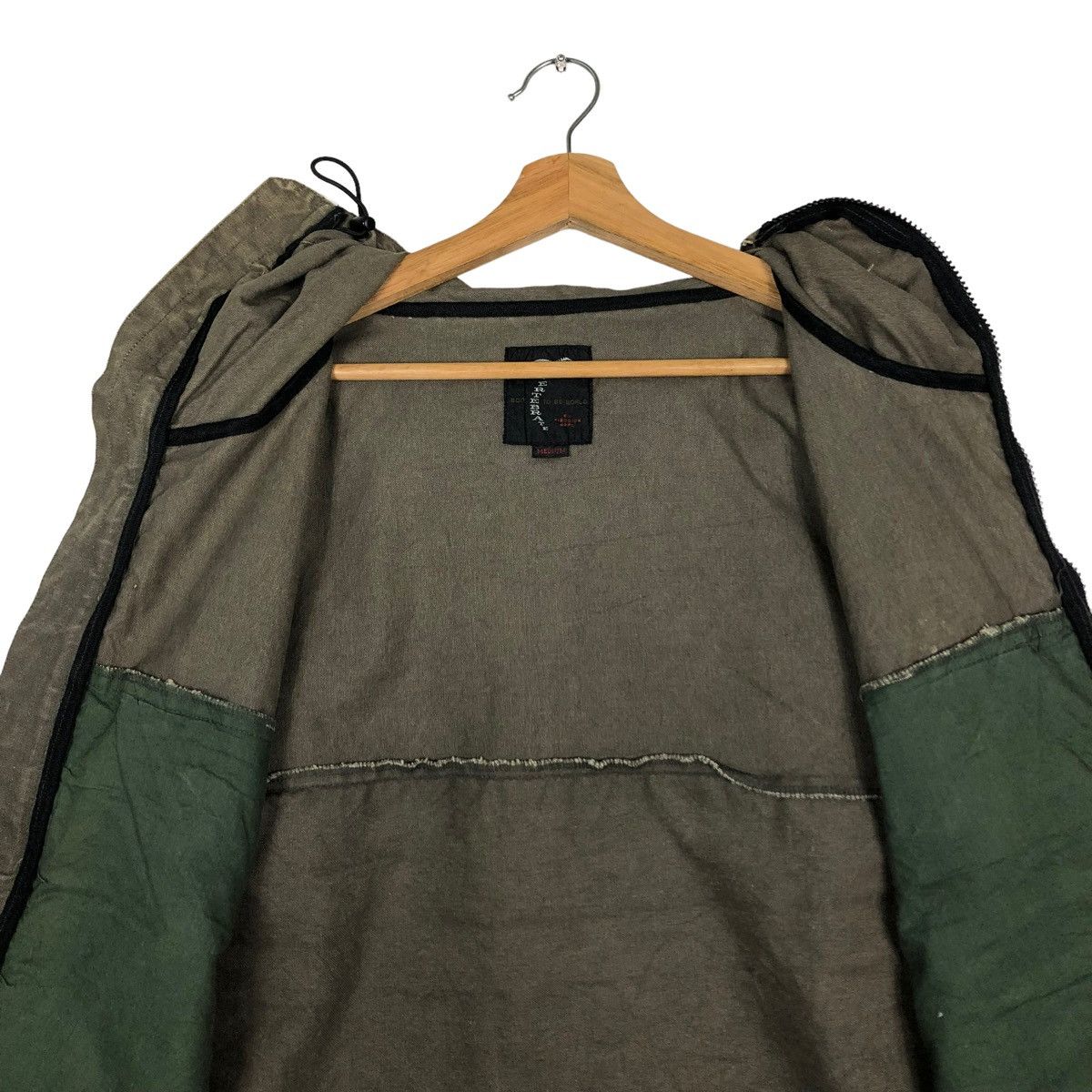 Japanese Brand 🔥Vtg Chore Jacket Vertebrate Japan Made Asymmetric Pocket Size US M / EU 48-50 / 2 - 13 Thumbnail