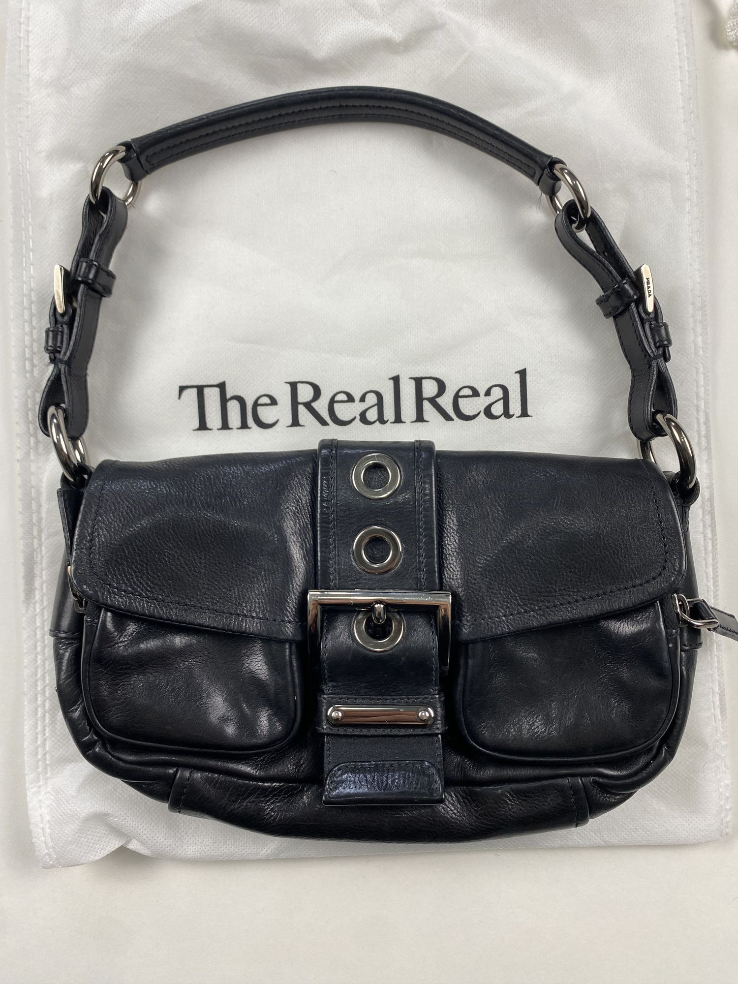 Prada Prada Pocket leather mini bag Size ONE SIZE - 1 Thumbnail