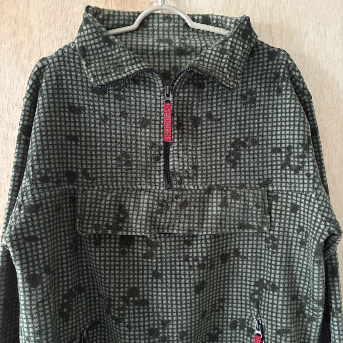 291295=Homme 291295=Homme Digital Night Camo Fleece Anorak Jacket Size US M / EU 48-50 / 2 - 3 Thumbnail