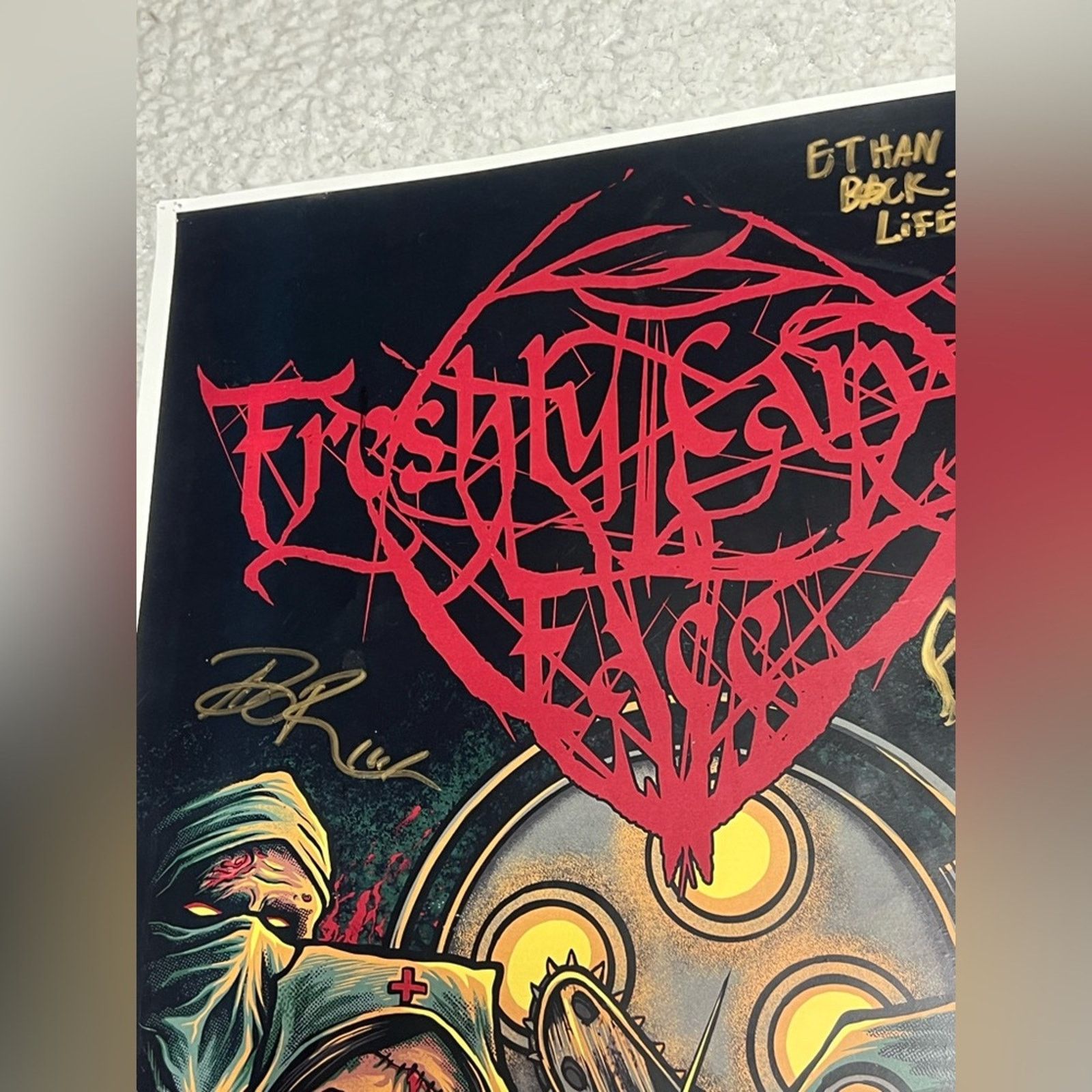 Other Freshly Carven Face Death Metal Grindcore Poster RARE 13x19 Size ONE SIZE - 2 Thumbnail