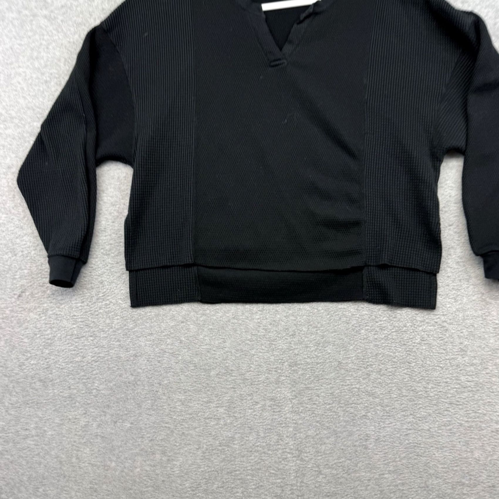 Nike Nike Dri-Fit Womens Yoga Luxe Top Shirt M Black Long Sleeve Pullover Casual Activewear Size M / US 6-8 / IT 42-44 - 2 Thumbnail