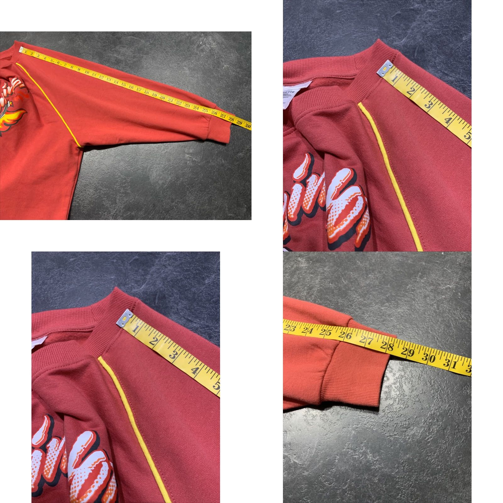 Vintage Cheetos Flaming Hot Chester Cheetah Sweatshirt Pullover Long Sleeve 2XL Red Mens Size US XXL / EU 58 / 5 - 8 Thumbnail