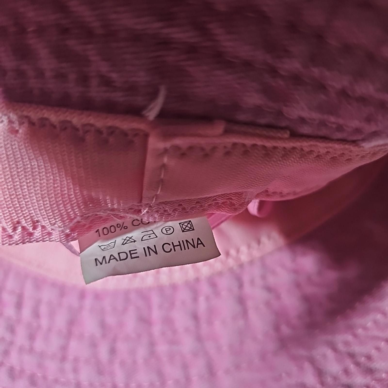 The Unbranded Brand Pink Bucket Hat Size ONE SIZE - 6 Thumbnail