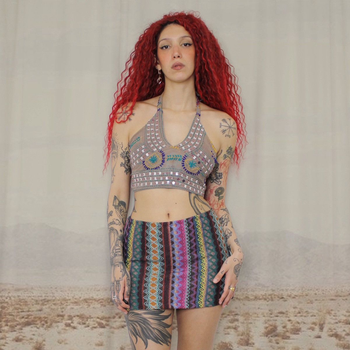 Other 🪩GREY HALTER TOP🪩 Size M / US 6-8 / IT 42-44 - 1 Thumbnail