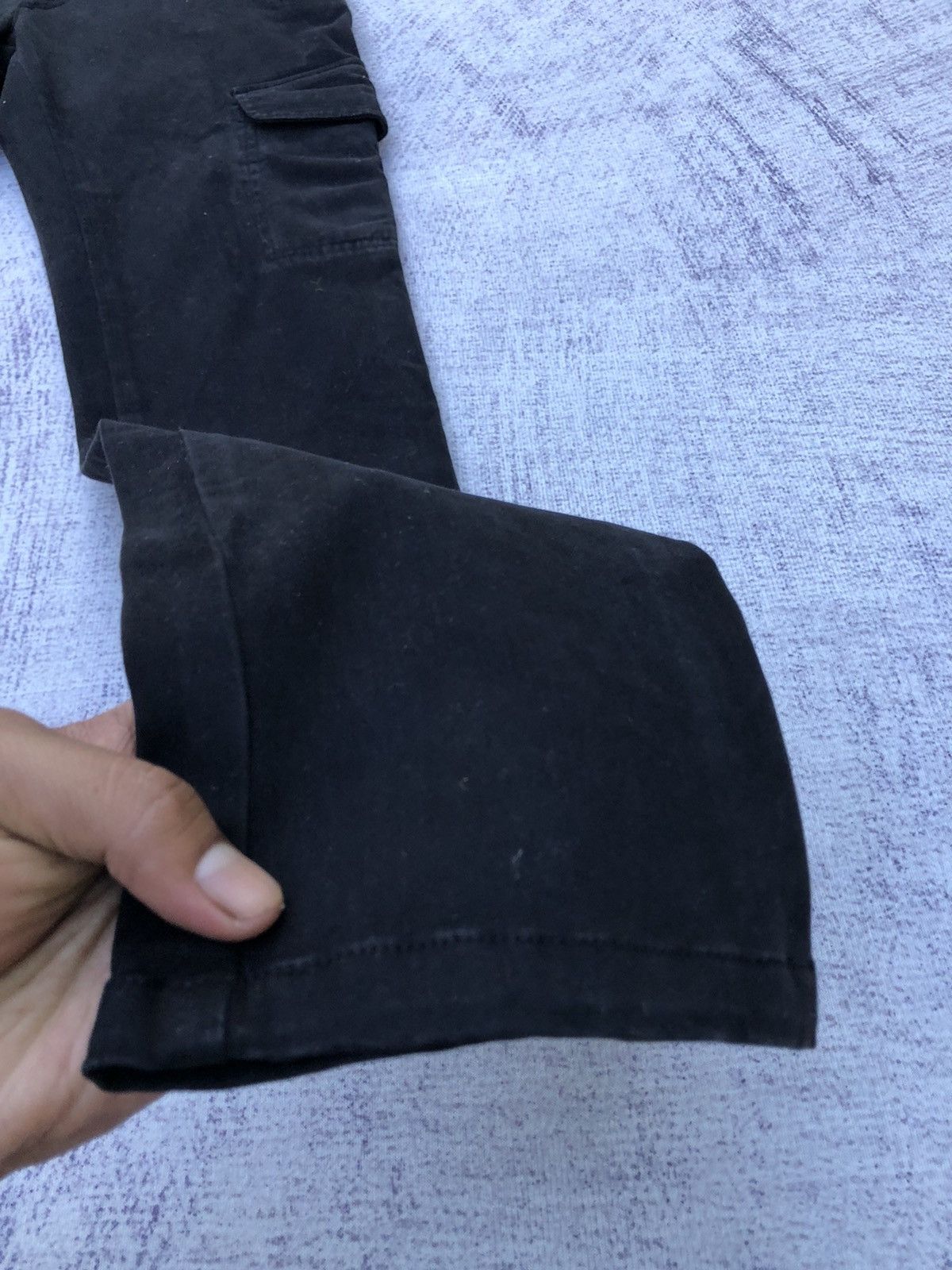 Japanese Brand Black Trousers Cargo Pants Skinny Fit Multipocket Size US 28 / EU 44 - 5 Thumbnail