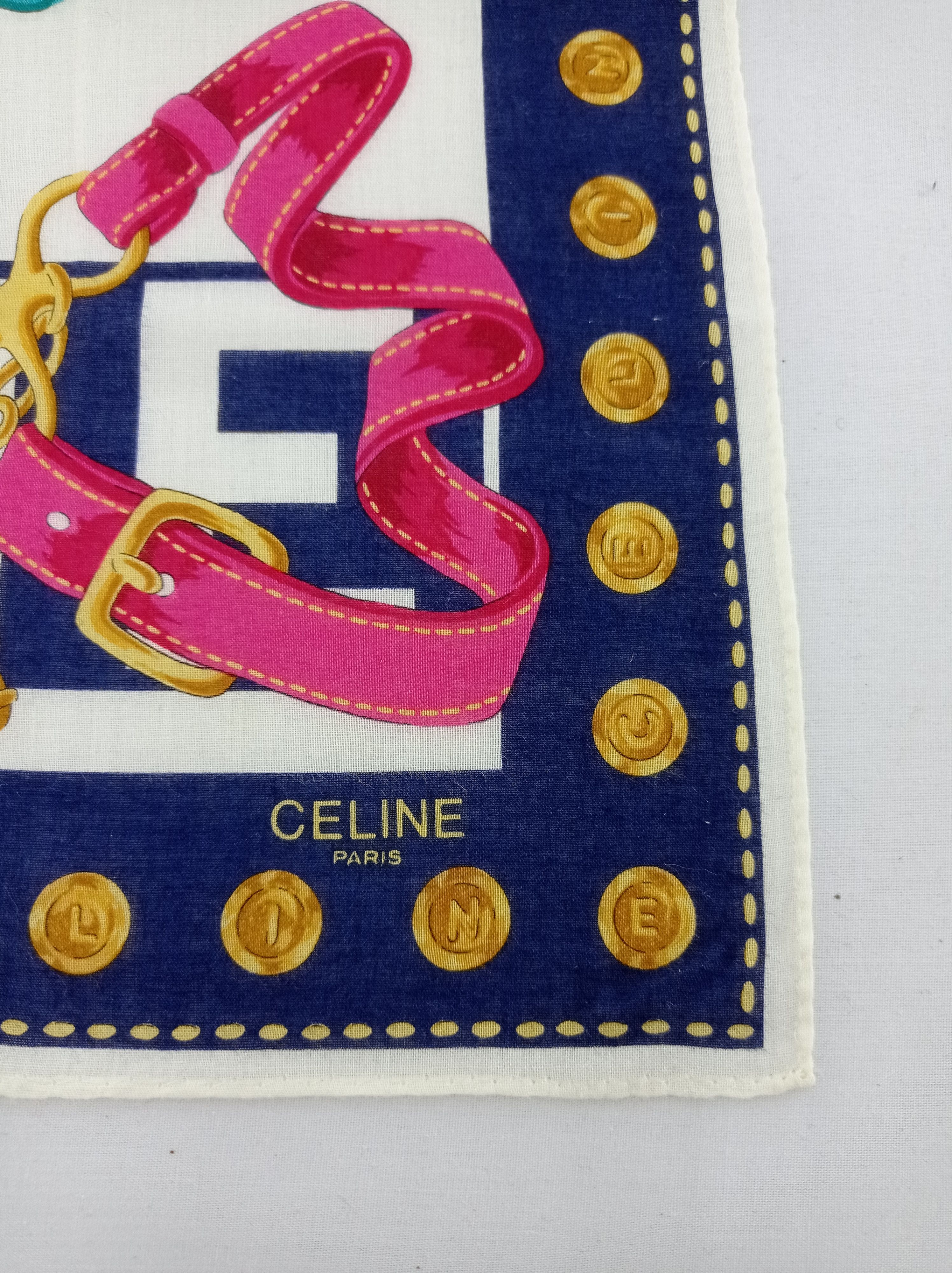 Celine × Vintage Celine Handkerchief / Neckwear / Bandana Size ONE SIZE - 4 Thumbnail