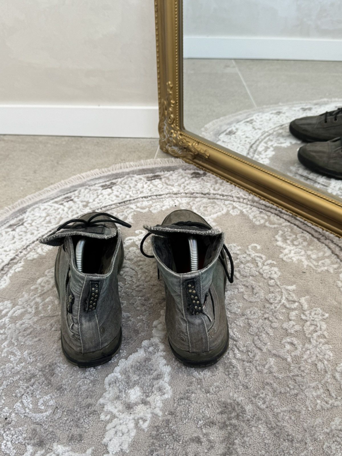 Diesel Vintage 90's Diesel Distressed Sneakers Washed Faded Shoes Size US 8 / EU 41 - 5 Thumbnail