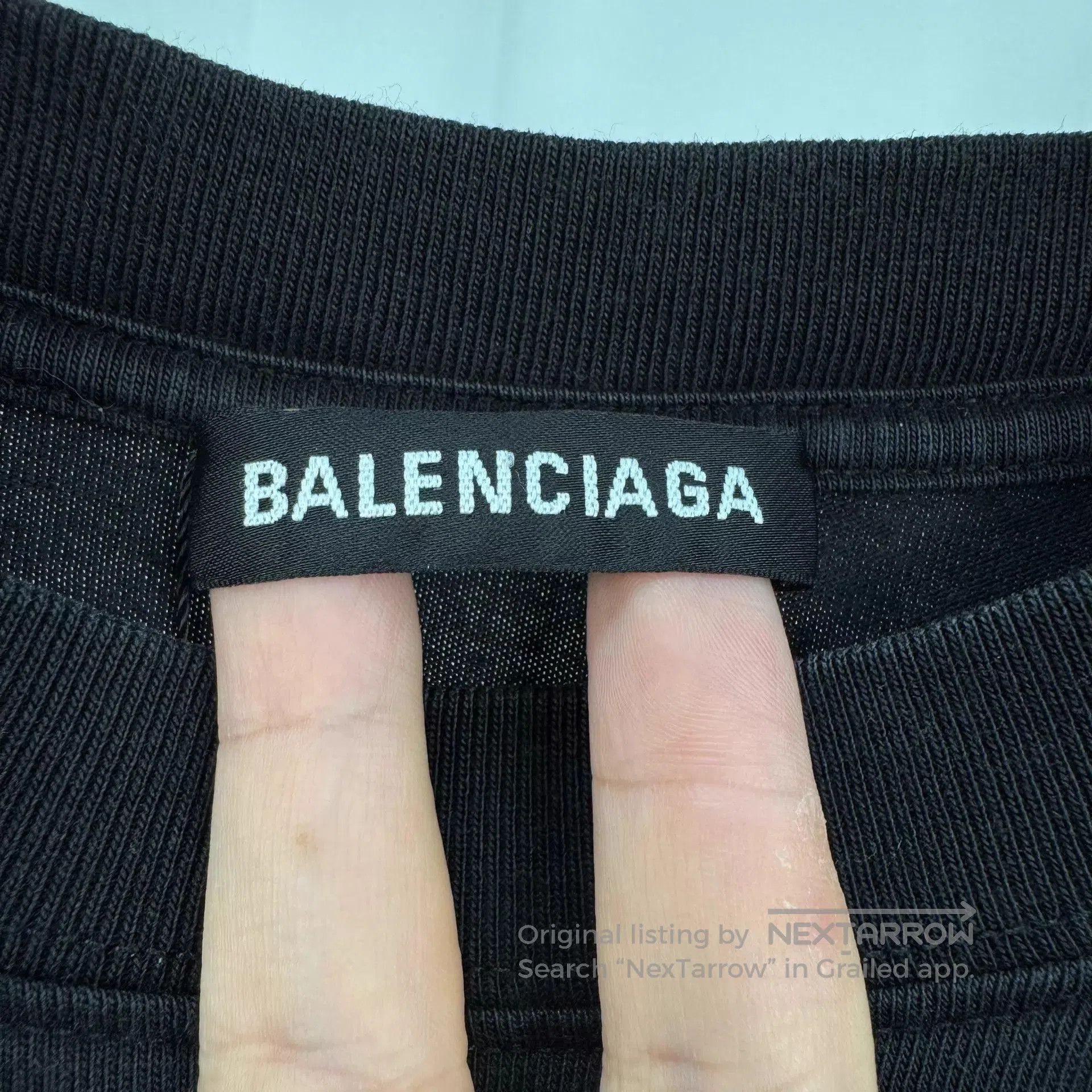 Balenciaga Black Short-Sleeve Shirt - XXS. Size US XXS / EU 40 - 6 Thumbnail