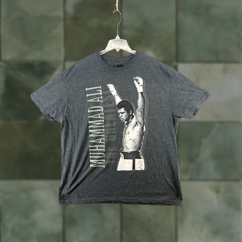 Vintage Muhammad Ali Shirt Mens 2XL Gray Size US XXL / EU 58 / 5 - 1 Thumbnail