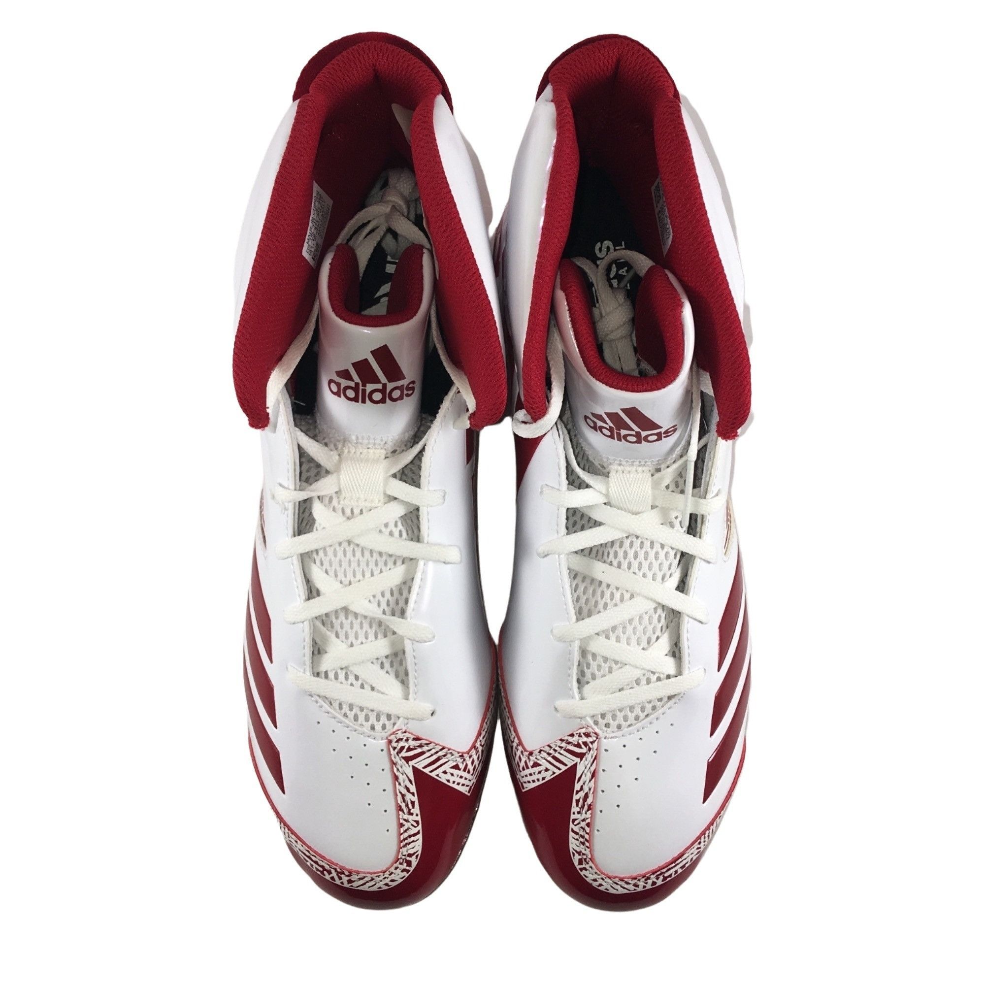 Adidas ADIDAS SM FREAK X CARBON HIGH NCA WHITE/RED CLEATS CG4995 ME Size US 12.5 / EU 45-46 - 8 Thumbnail