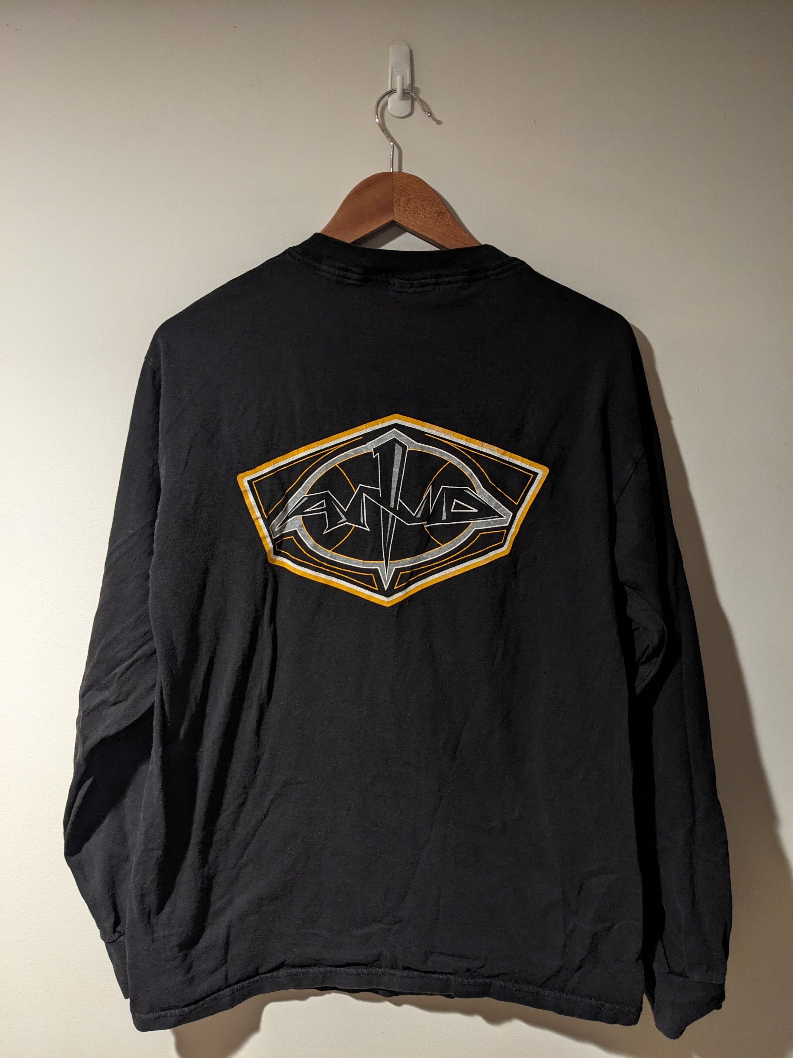 Designer × Vintage Vintage 90s And1 Center Logo Black Large Long-Sleeve T-Shirt Size US L / EU 52-54 / 3 - 4 Thumbnail