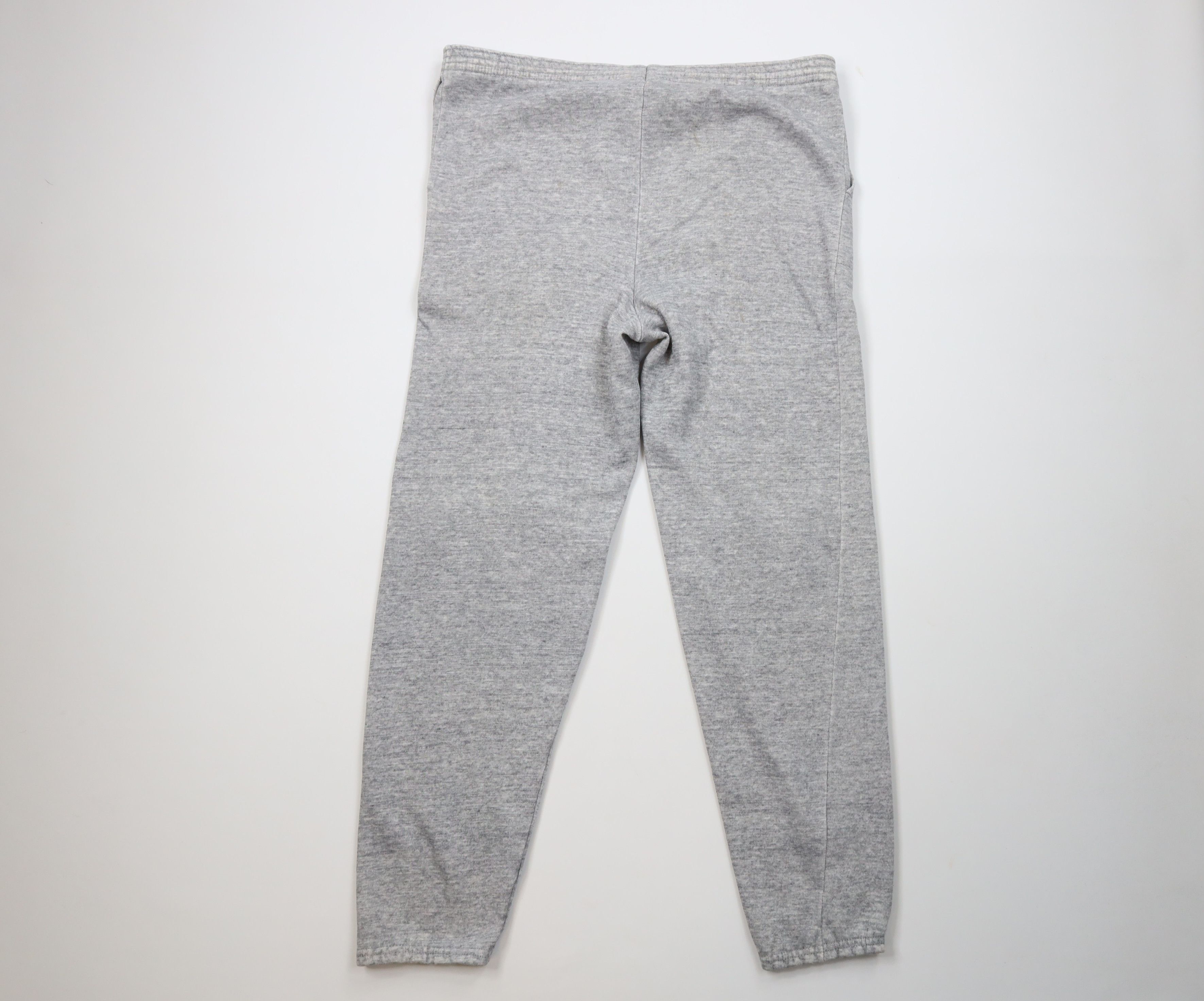 Vintage Vintage 70s 80s Streetwear Triblend Sweatpants Gray USA Size US 38 / EU 54 - 11 Thumbnail