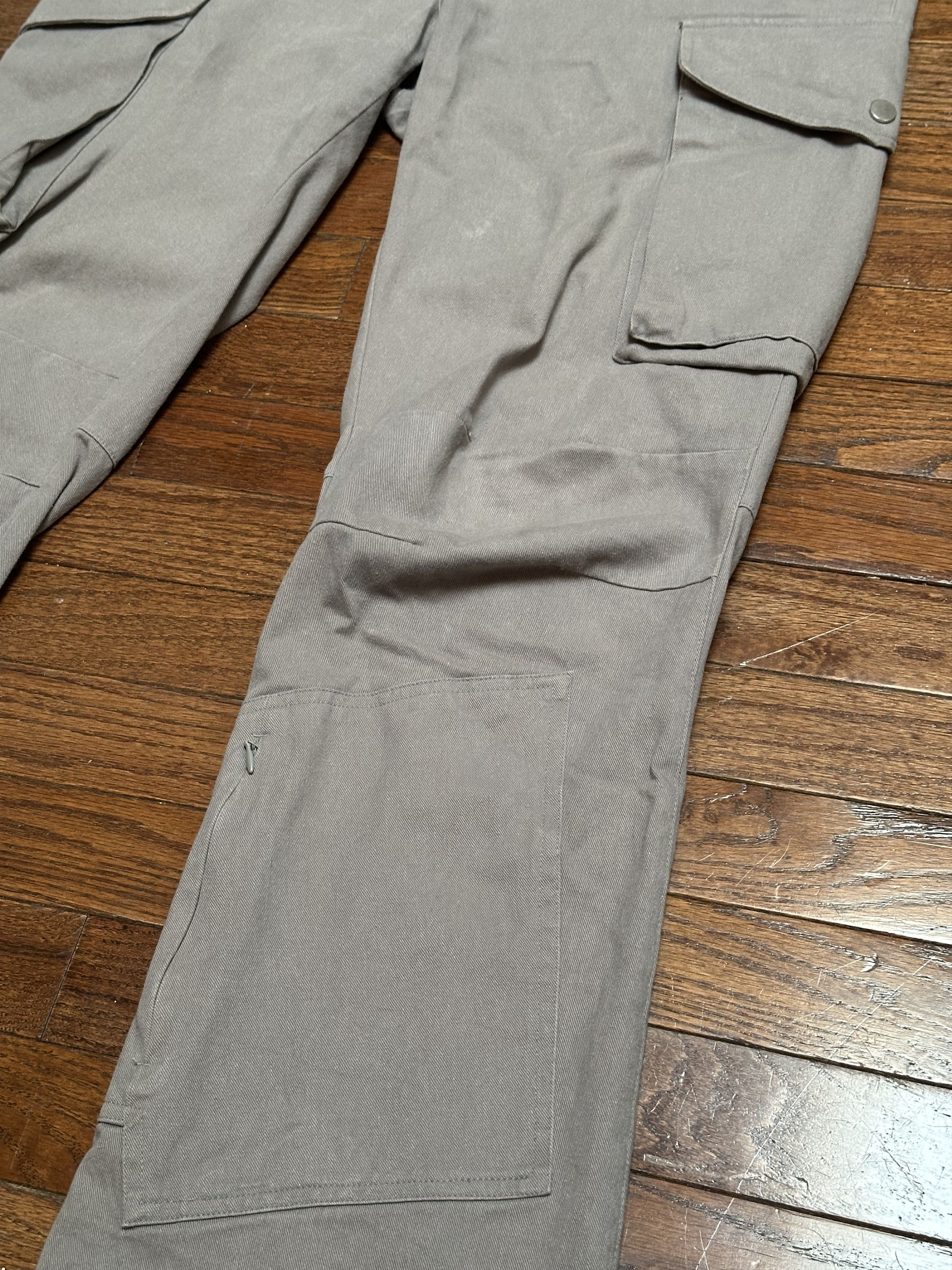 CMMAWEAR Cmmawear Grey Back-zip Cargo Pants Medium Size US 32 / EU 48 - 3 Thumbnail