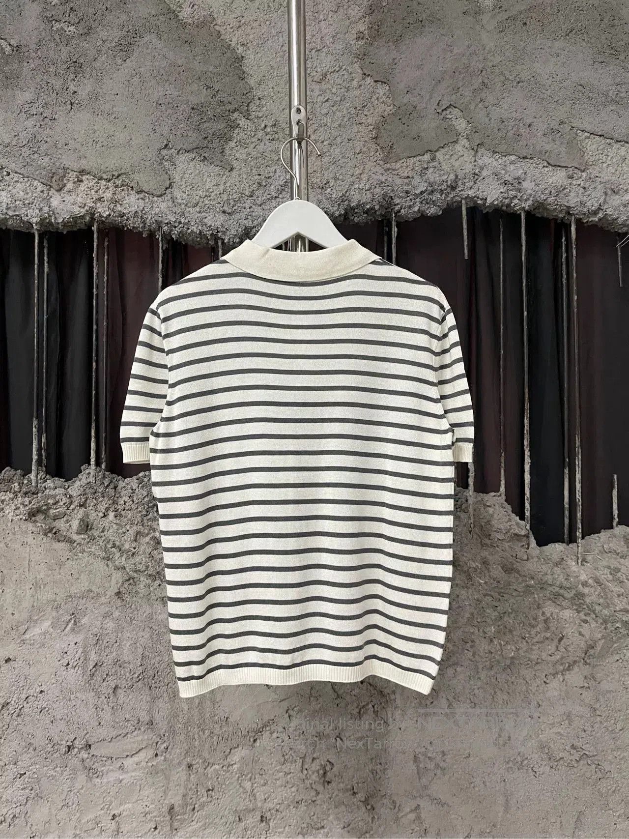 Dior Dior Striped Knit Polo Shirt Size 36. Size US XS / EU 42 / 0 - 2 Thumbnail